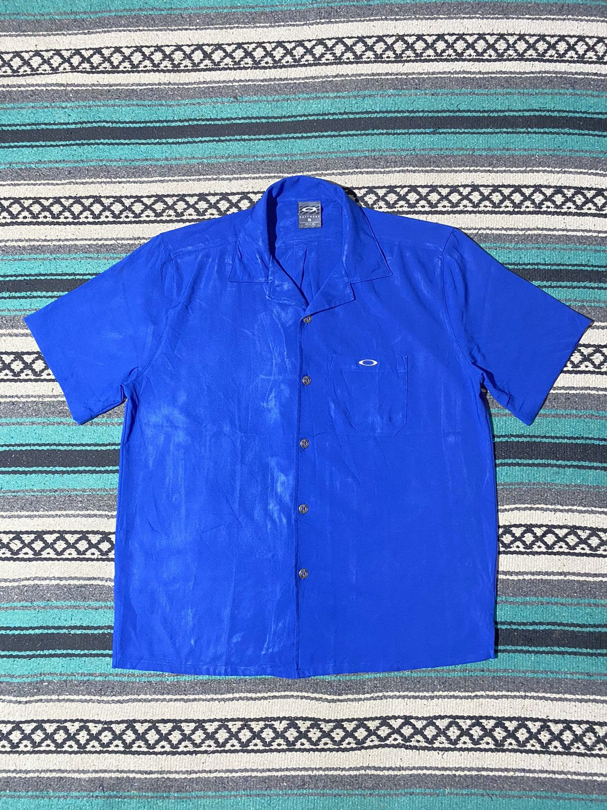 Oakley 2000s Oakley - Camp Collar Shirt Size US L / EU 52-54 / 3 - 1 Thumbnail