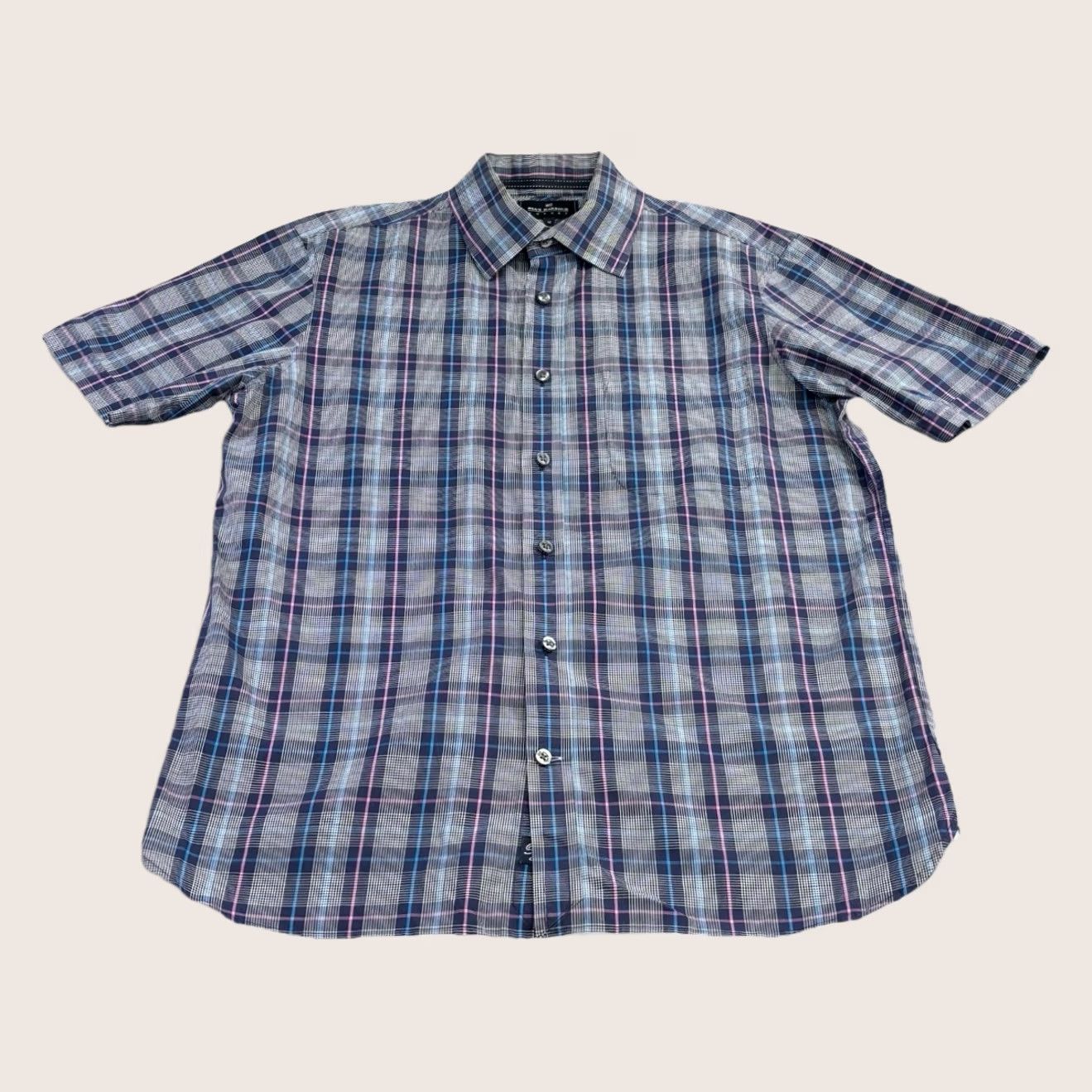 Vintage Blue Harbour Check Shirt M Mens Short Sleeve Summer Casual Smart Vgc Size US M / EU 48-50 / 2 - 1 Thumbnail