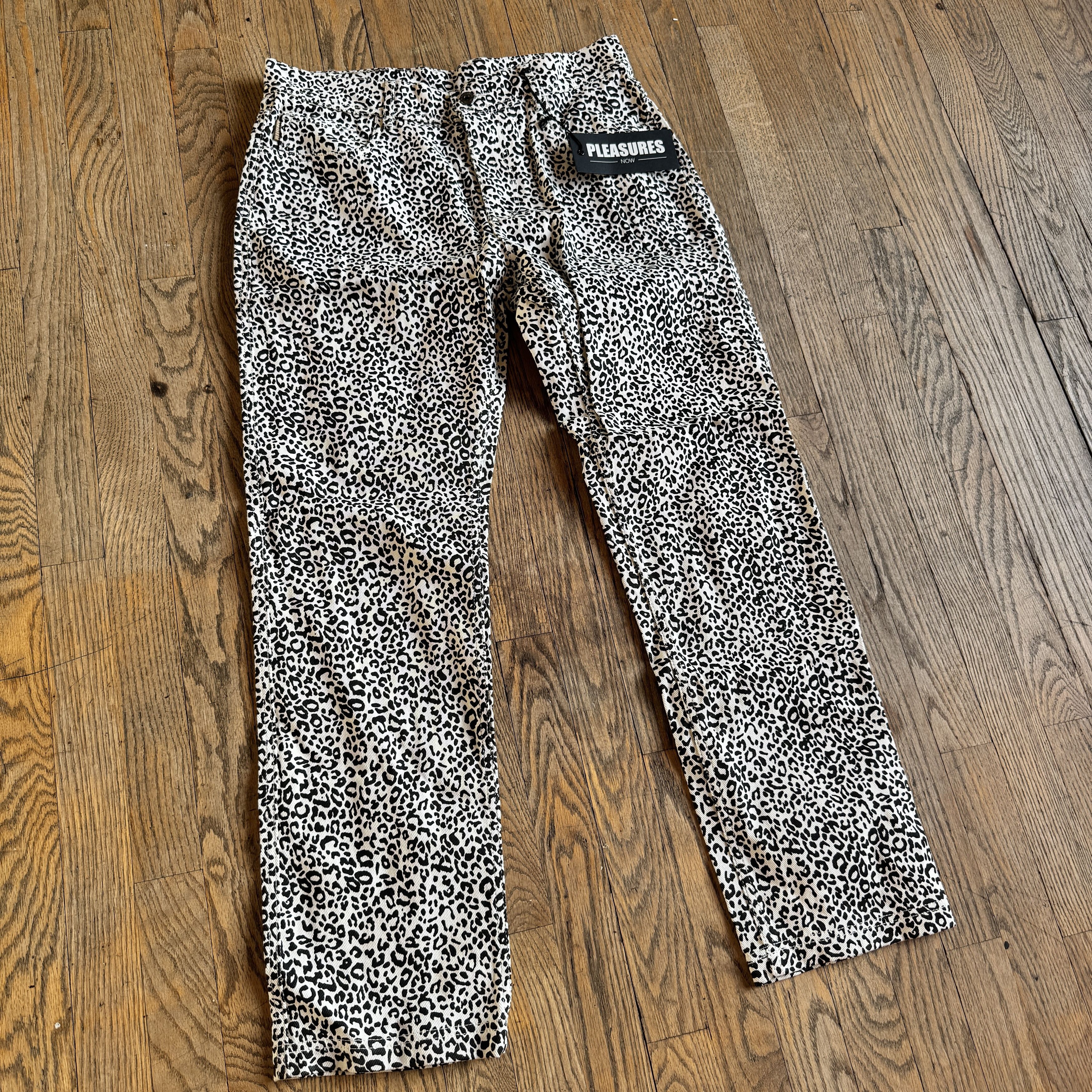 Pleasures Pleasures CRYSTAL CHEETAH DENIM PANT Size US 32 / EU 48 - 4 Thumbnail