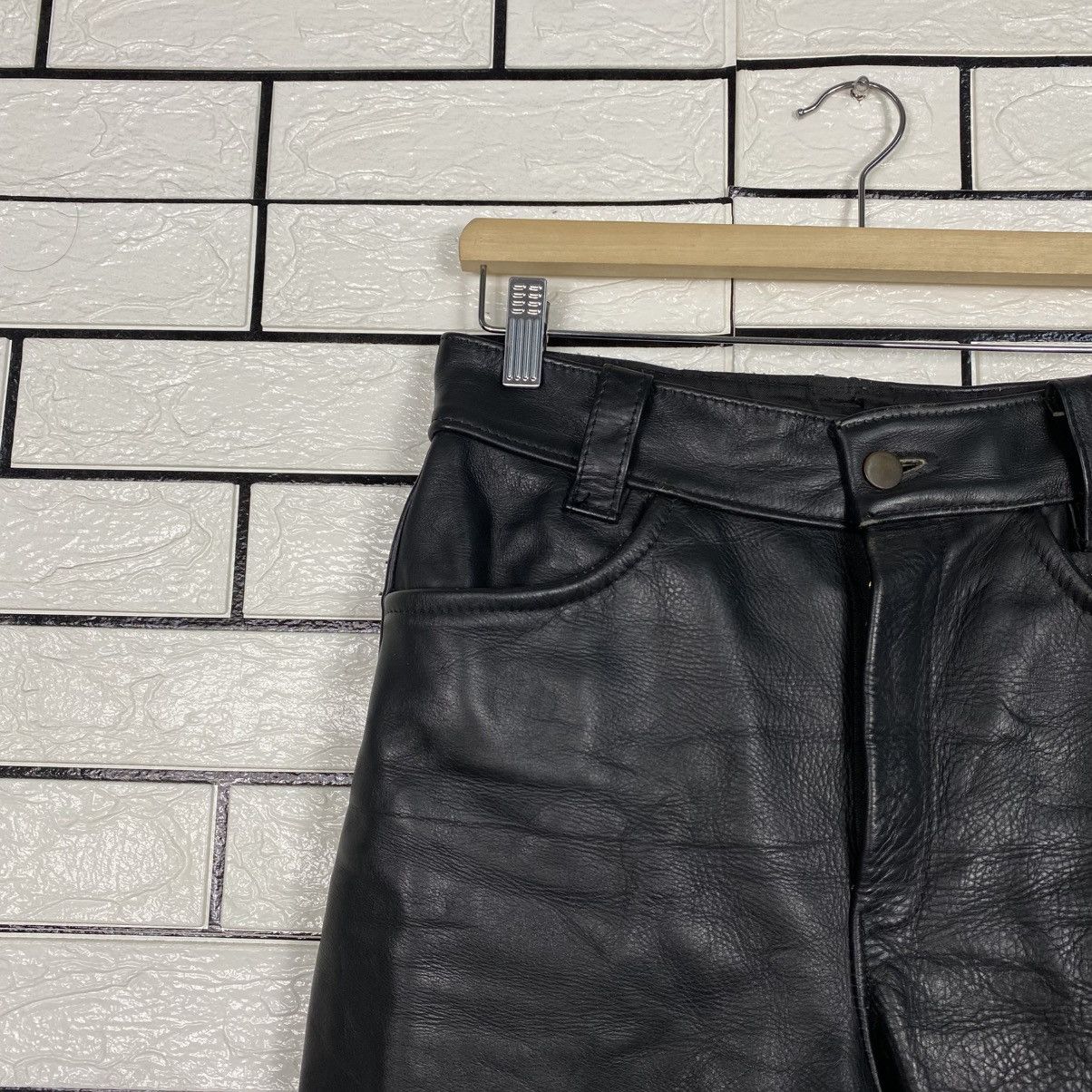 Vanson Leathers 📌Vintage Genuine Leather Pants Cafe Racer Vanson Leather Size US 30 / EU 46 - 8 Thumbnail