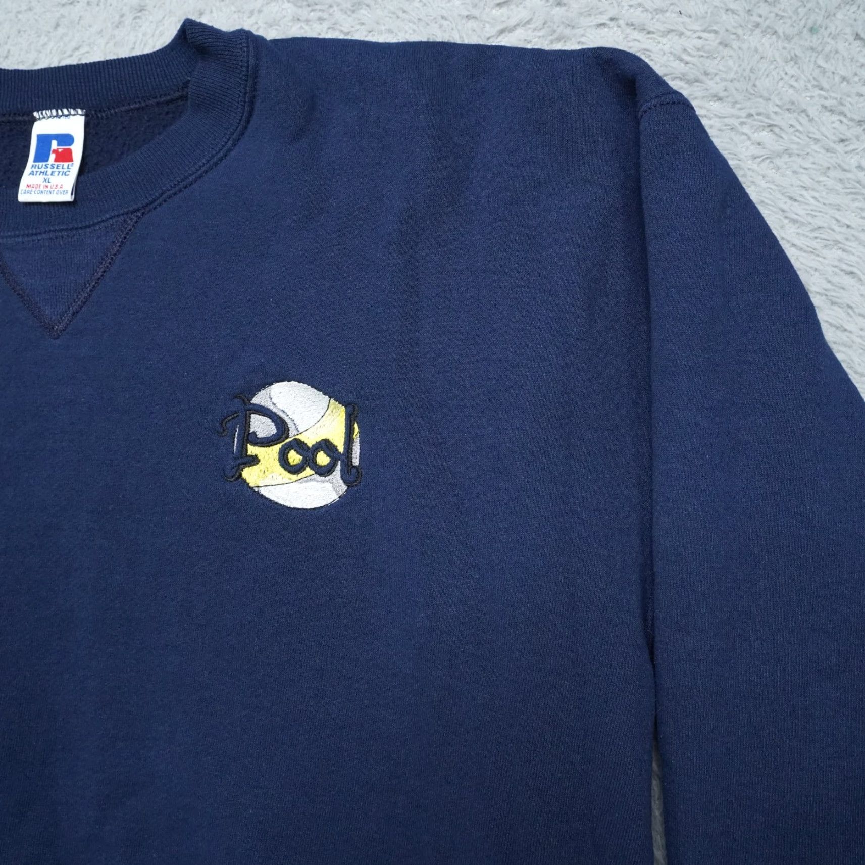 Russell Athletic VINTAGE Russell Athletic Sweatshirt Mens XL Blue Pool Made In USA Crewneck Size US XL / EU 56 / 4 - 6 Thumbnail