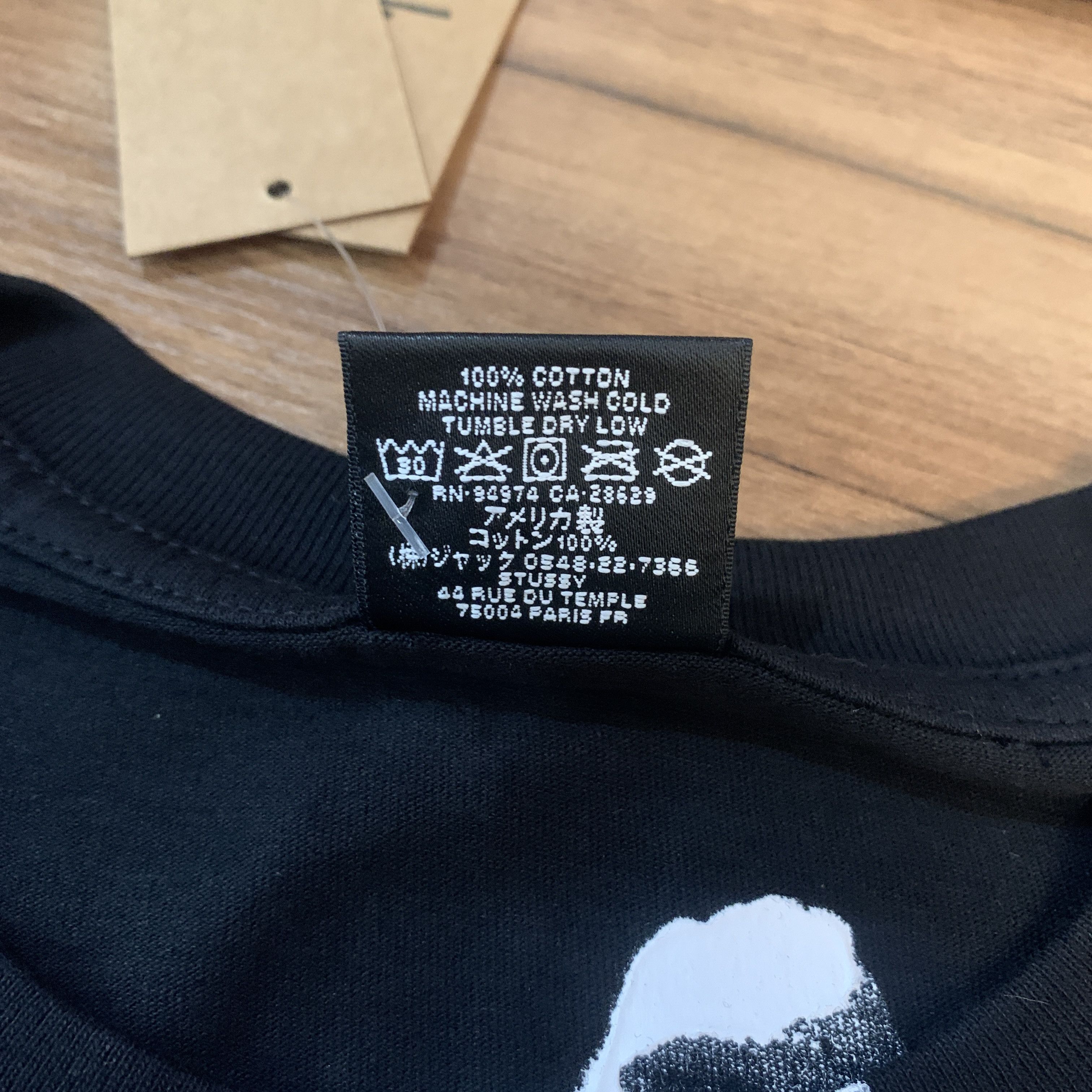 Stussy Stussy Tee Black Size US L / EU 52-54 / 3 - 5 Thumbnail