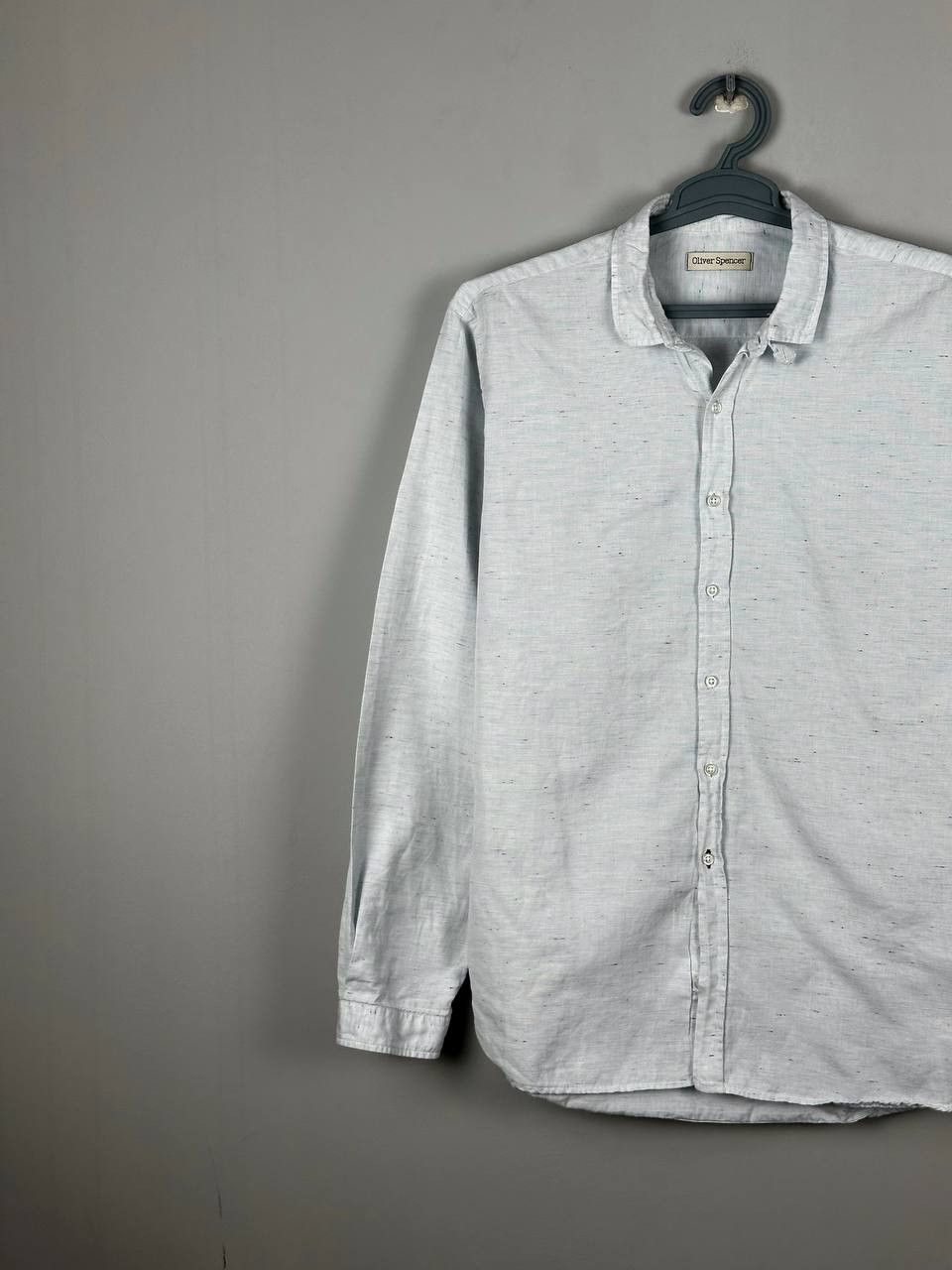Oliver Spencer Oliver Spencer Luxury Cotton Casual Long Sleeve Shirt Size US L / EU 52-54 / 3 - 2 Thumbnail