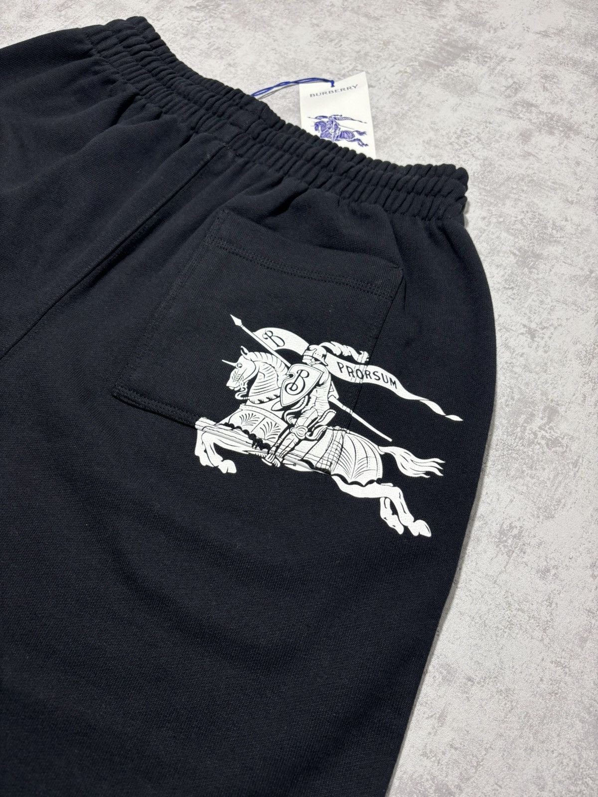 Burberry Short en coton Burberry EKD coupe droite noir - Taille L Size US 34 / EU 50 - 4 Thumbnail