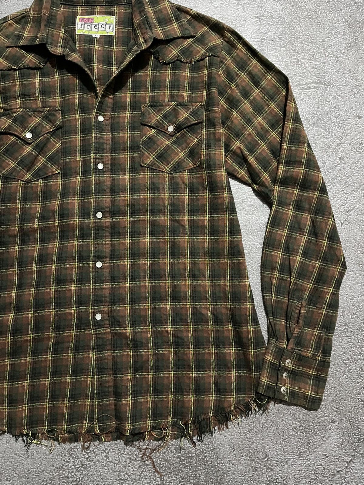 Japanese Brand Japanese Gdc Distressed Flannel LGB Style Size US M / EU 48-50 / 2 - 3 Thumbnail