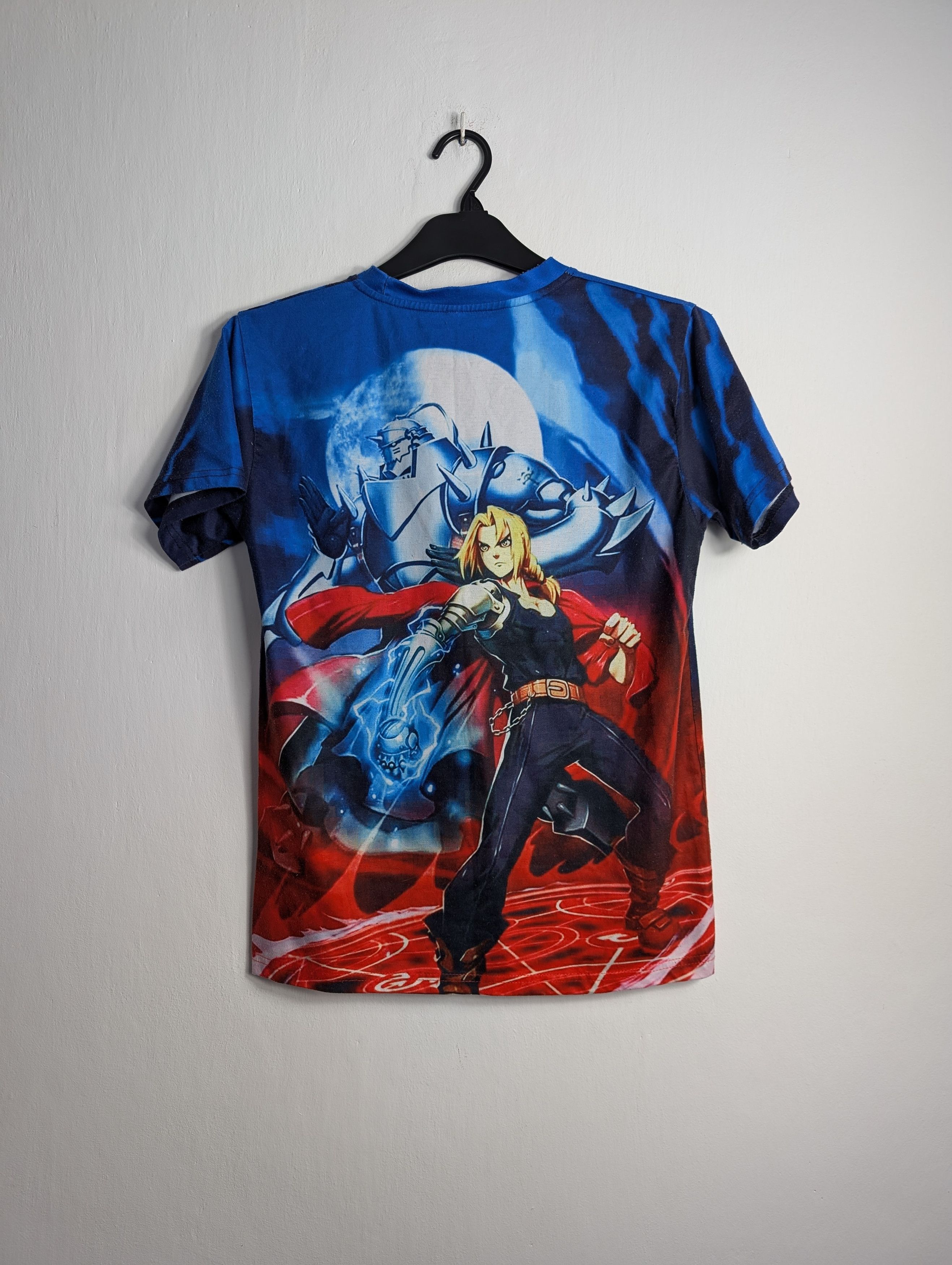 Anime Fullmetal Alchemist Full Print Anime T-shirt Y2K Manga Tee Size US M / EU 48-50 / 2 - 3 Thumbnail