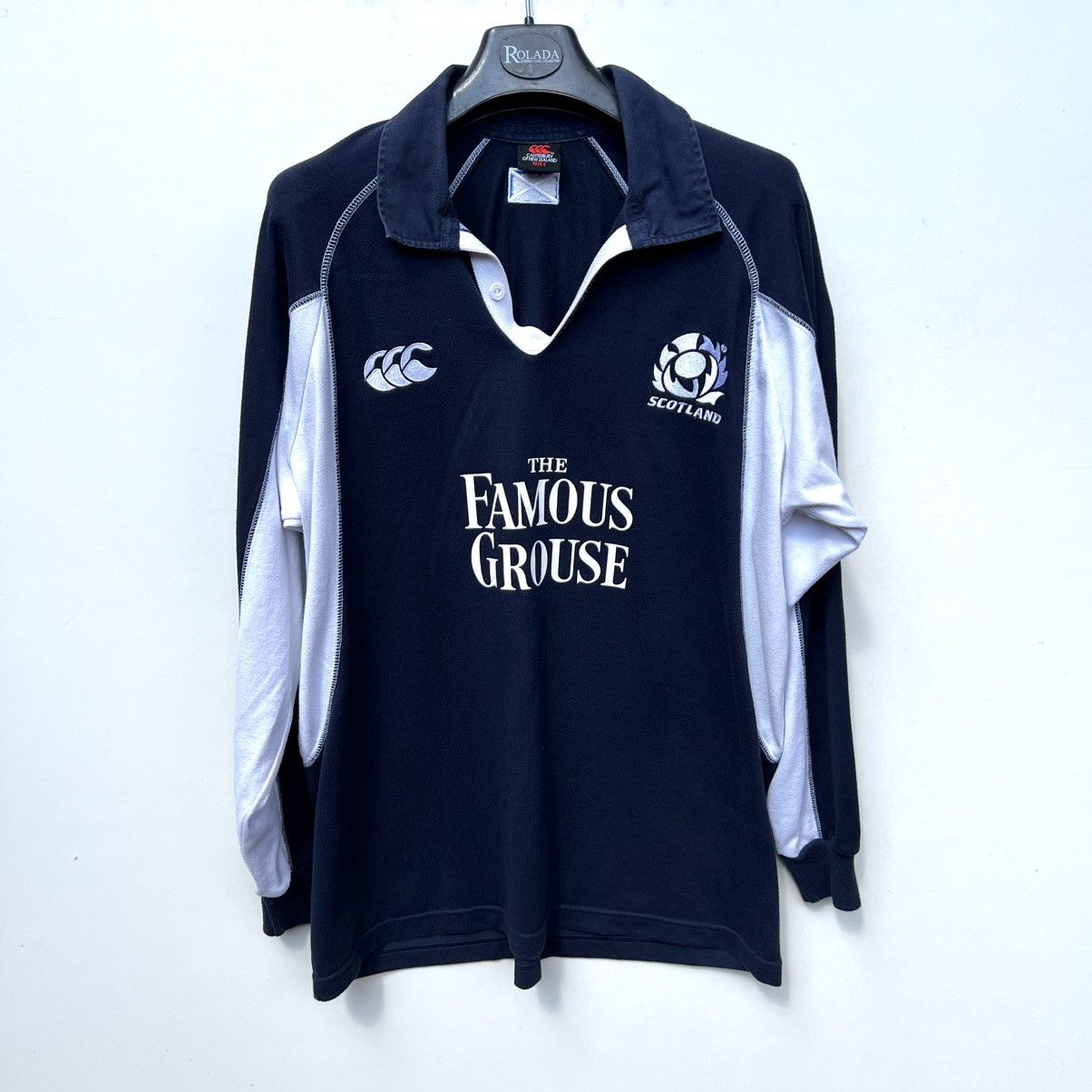 Canterbury of New Zealand Canterbury Of New Zealand Scotland Rugby t shirt long sleeve Size US L / EU 52-54 / 3 - 1 Thumbnail
