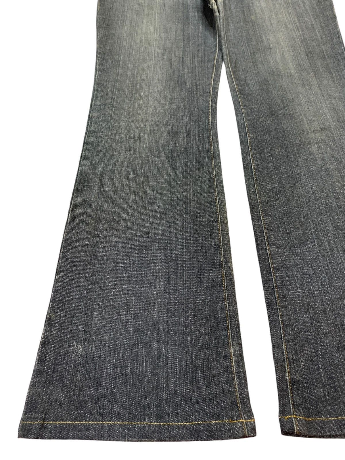 Uniqlo Vintage Japanese Uniqlo Mud Wash Style Flared Jeans Size 33" - 6 Thumbnail