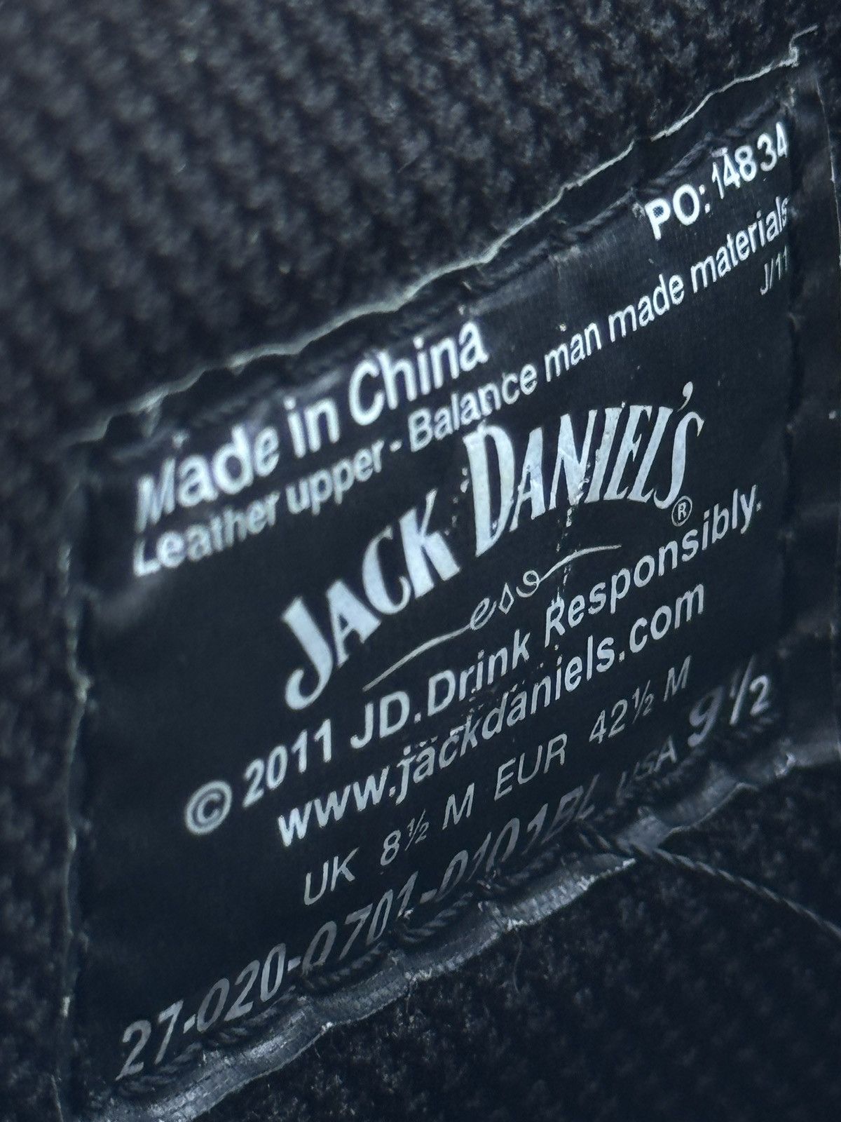 Vintage Jack Daniels Mid Calf Buckle Boots Size US 9.5 / EU 42-43 - 8 Thumbnail