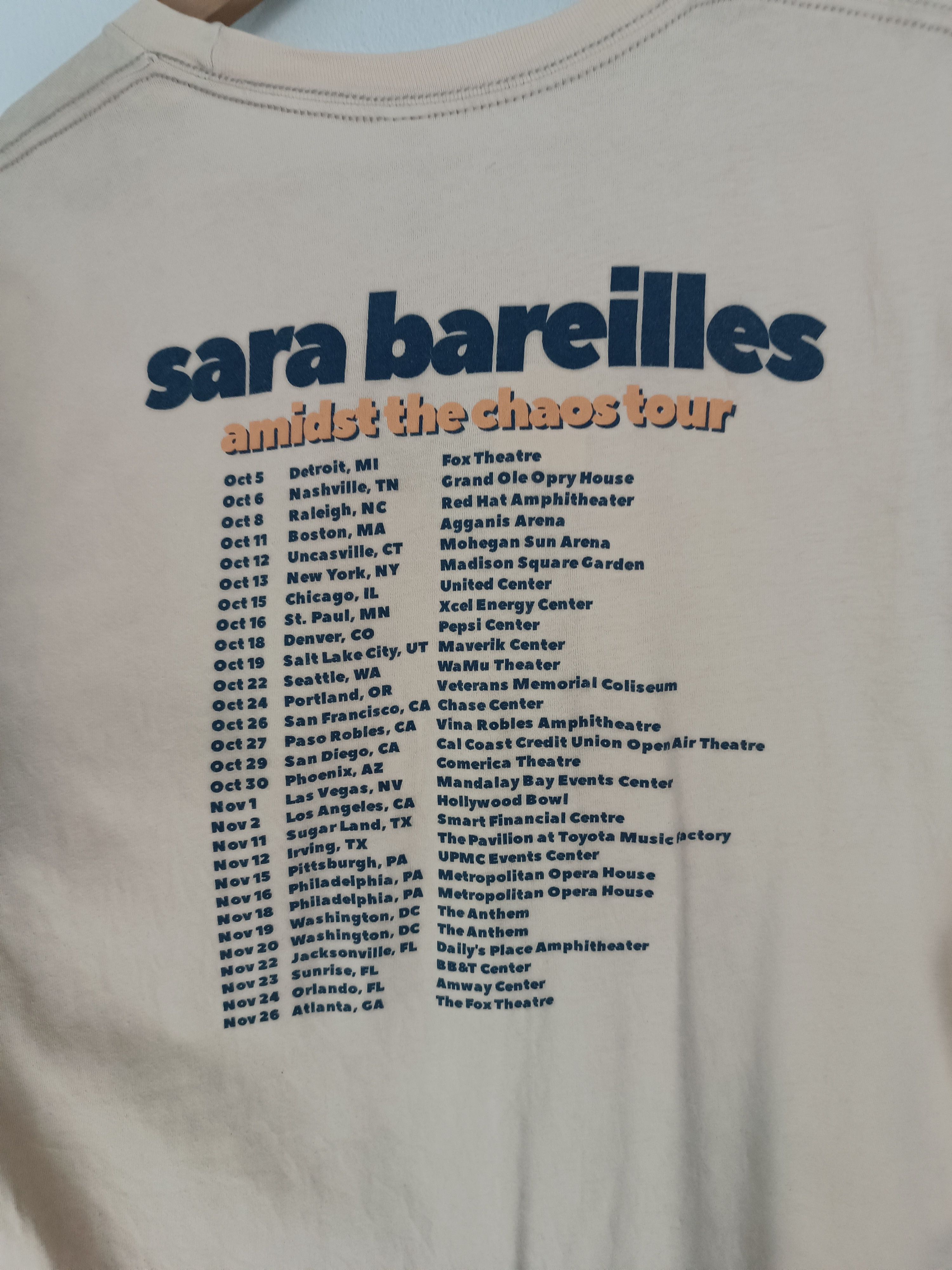 Other VINTAGE SARA BAREILLES TOUR TEE taylor swift adele janet Size US M / EU 48-50 / 2 - 13 Thumbnail