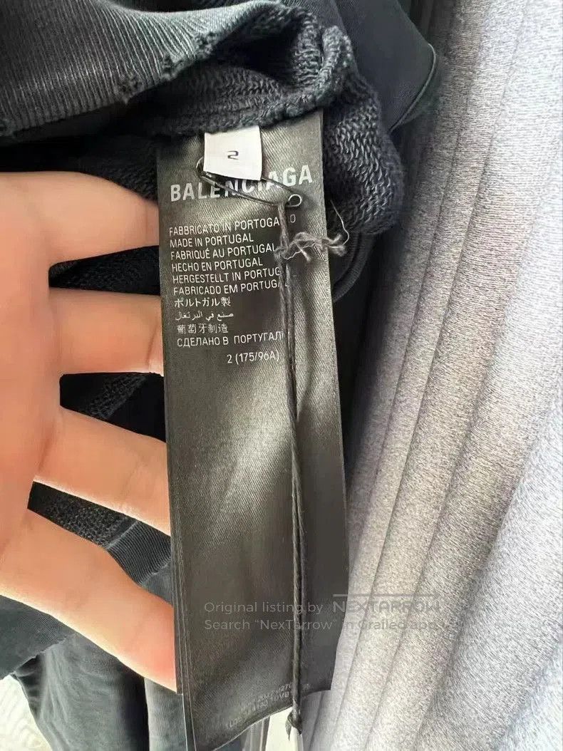 Balenciaga Balenciaga Tape Hoodie Size 2. Size US XS / EU 42 / 0 - 5 Thumbnail