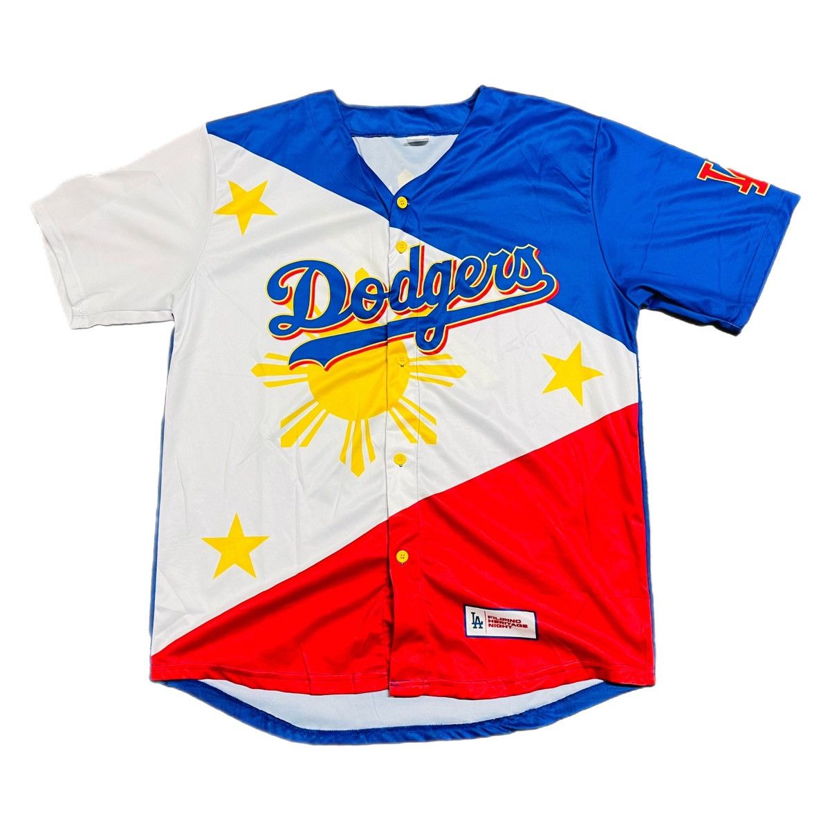 Los Angeles Dodgers Filipino Heritage Night 2021 Jersey XL