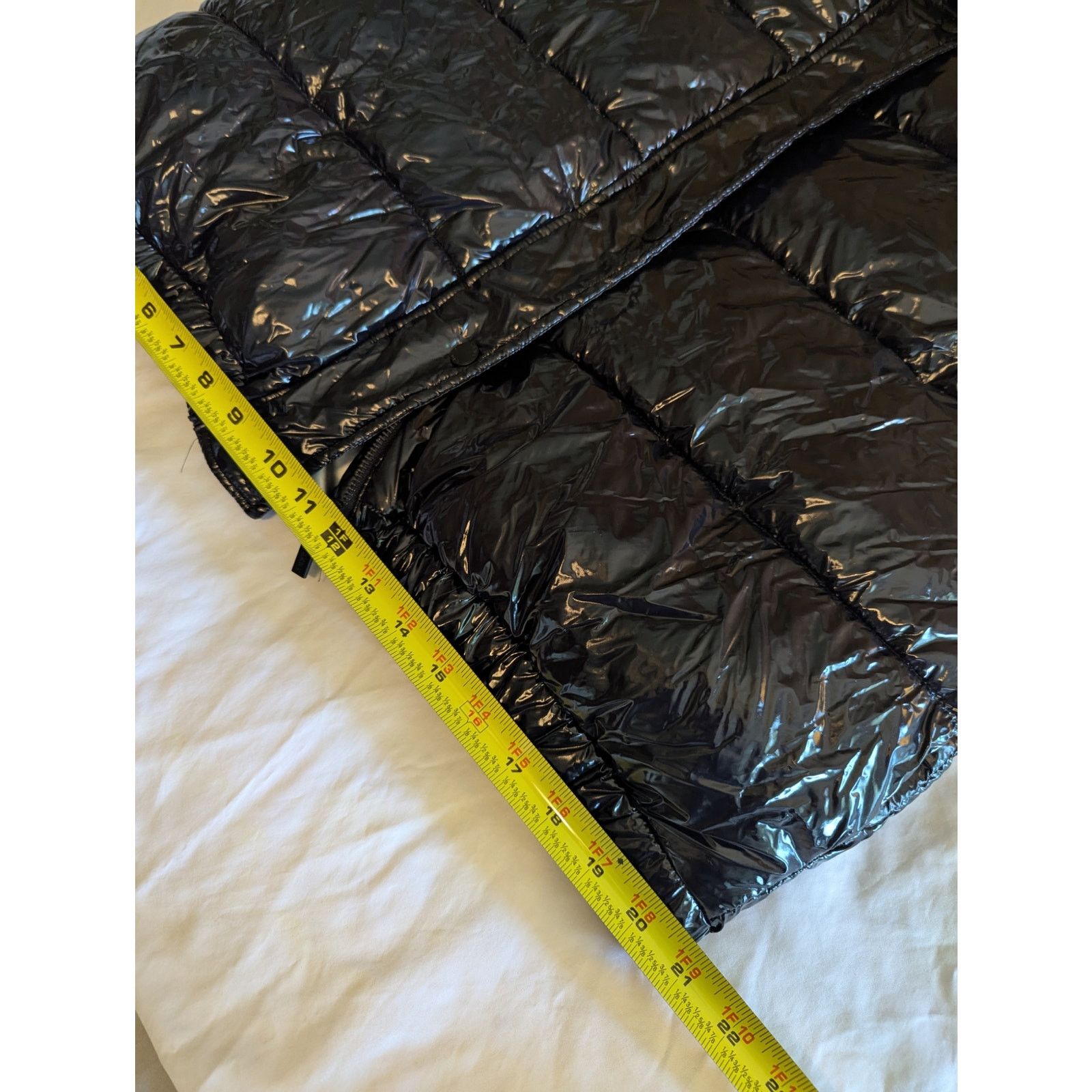 DKNY DKNY Sport Shiny Wet Look Puffer Jacket Size Large Women's Size L / US 10 / IT 46 - 8 Thumbnail