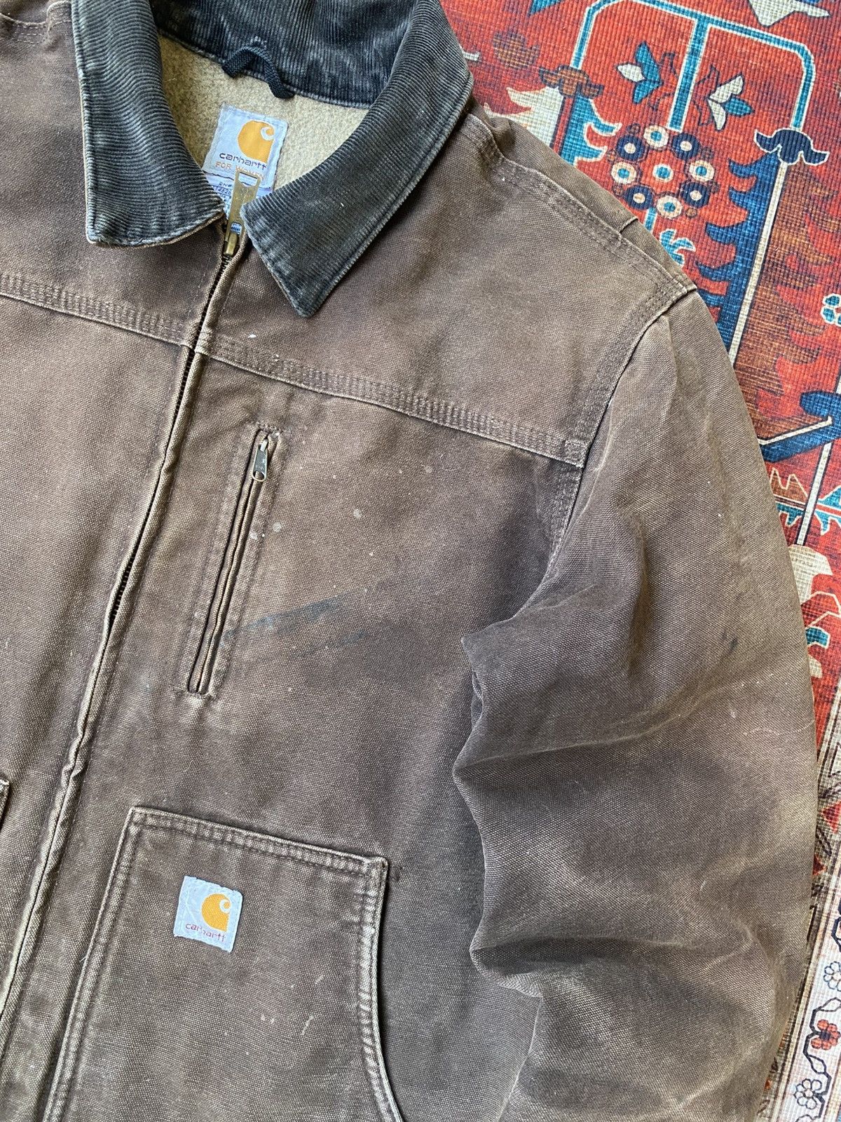 Carhartt 2007 Carhartt Ridge Coat Jacket WC061 DKB Arctic Size US L / EU 52-54 / 3 - 3 Thumbnail