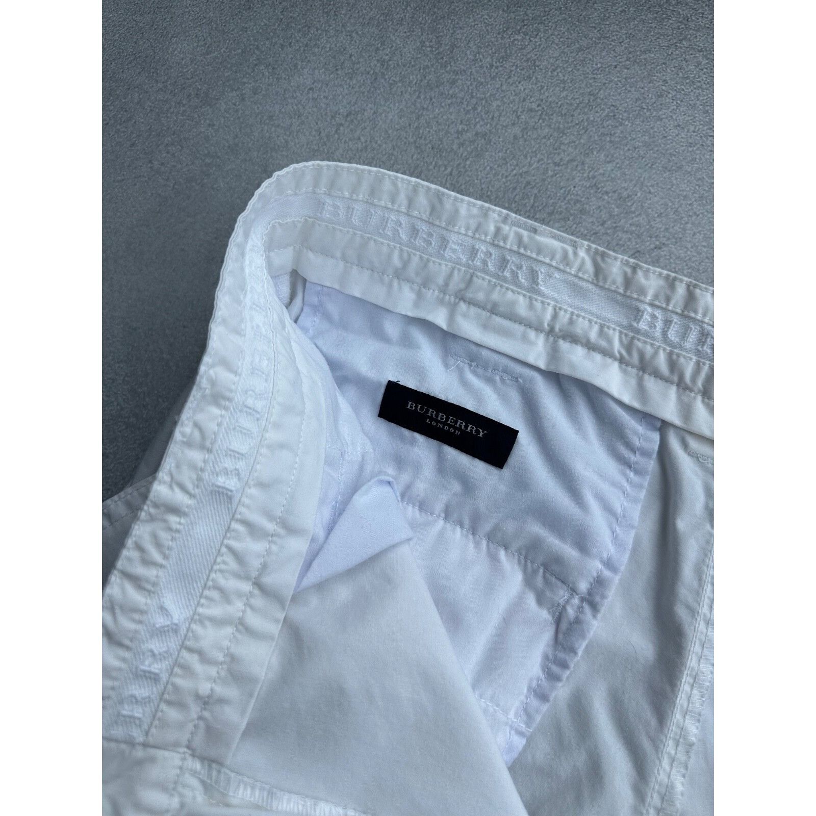 Burberry Burberry London White Baggy Men’s Cargo Pants Size US 32 / EU 48 - 9 Thumbnail
