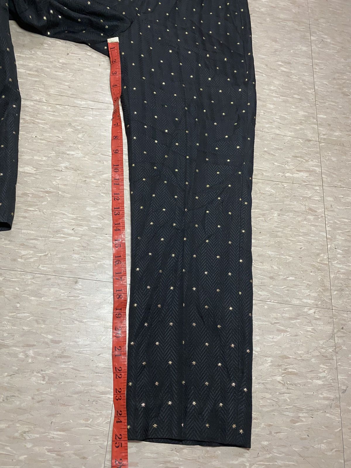 Vintage × Zadig & Voltaire Zadig & Voltaire black gold wool trousers pants Size 30" / US 8 / IT 44 - 16 Thumbnail