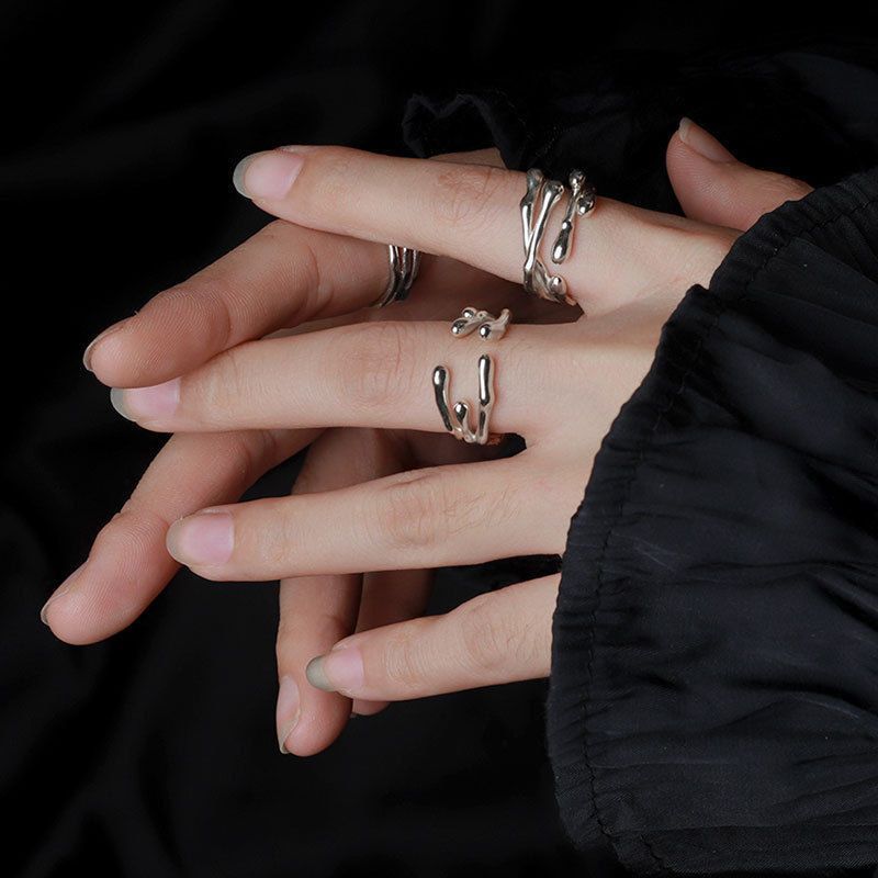 Jewelry New Design Jewelry Rings Open Size Chrome Ring (Size 7-13) Size ONE SIZE - 1 Thumbnail