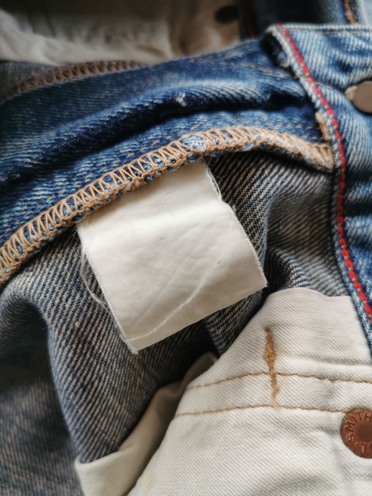 Japanese Brand × Paul Smith × Paul Smith Red Ear Paul Smith Red Ear Selvedge & Crash Crook Selvedge Size US 30 / EU 46 - 12 Thumbnail