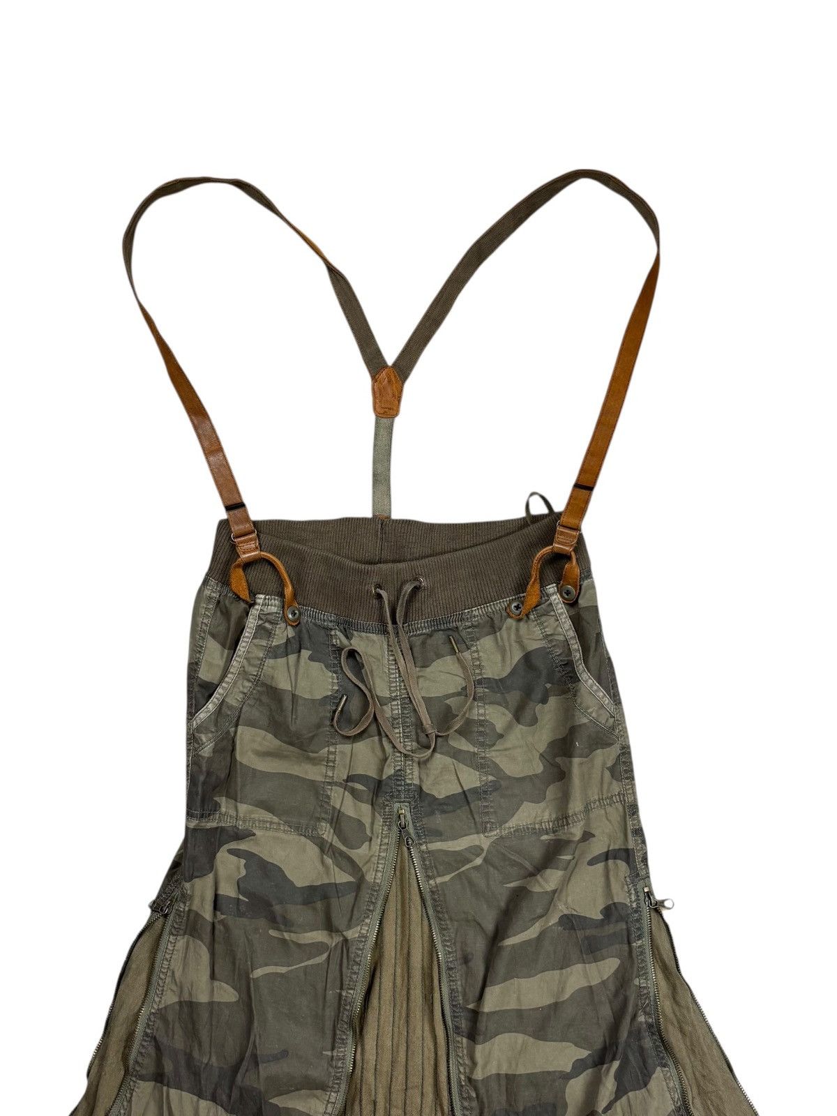GOA Archive GOA - Camo Suspender Maxi Skirt Size 28" / US 6 / IT 42 - 12 Thumbnail