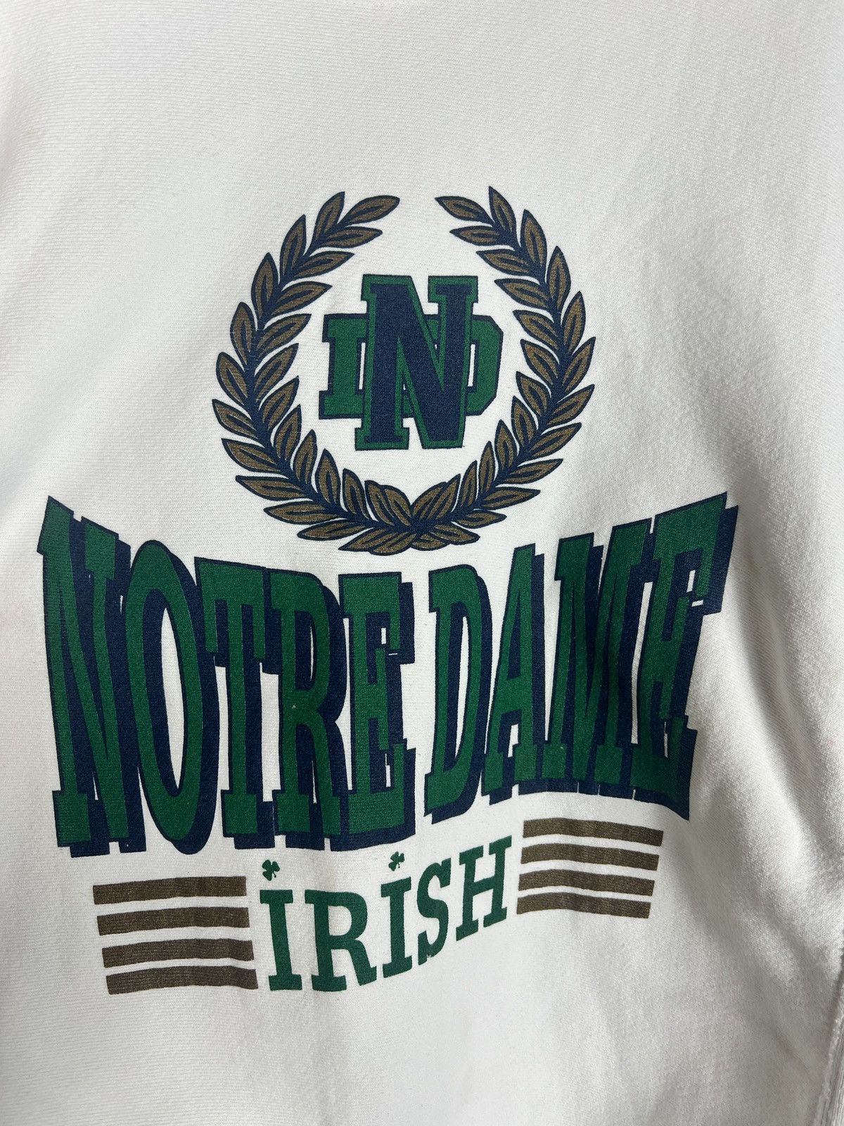 Jansport Vintage Jansport Norte Dame Irish Made in USA Sweatshirt 90s Size US L / EU 52-54 / 3 - 3 Thumbnail