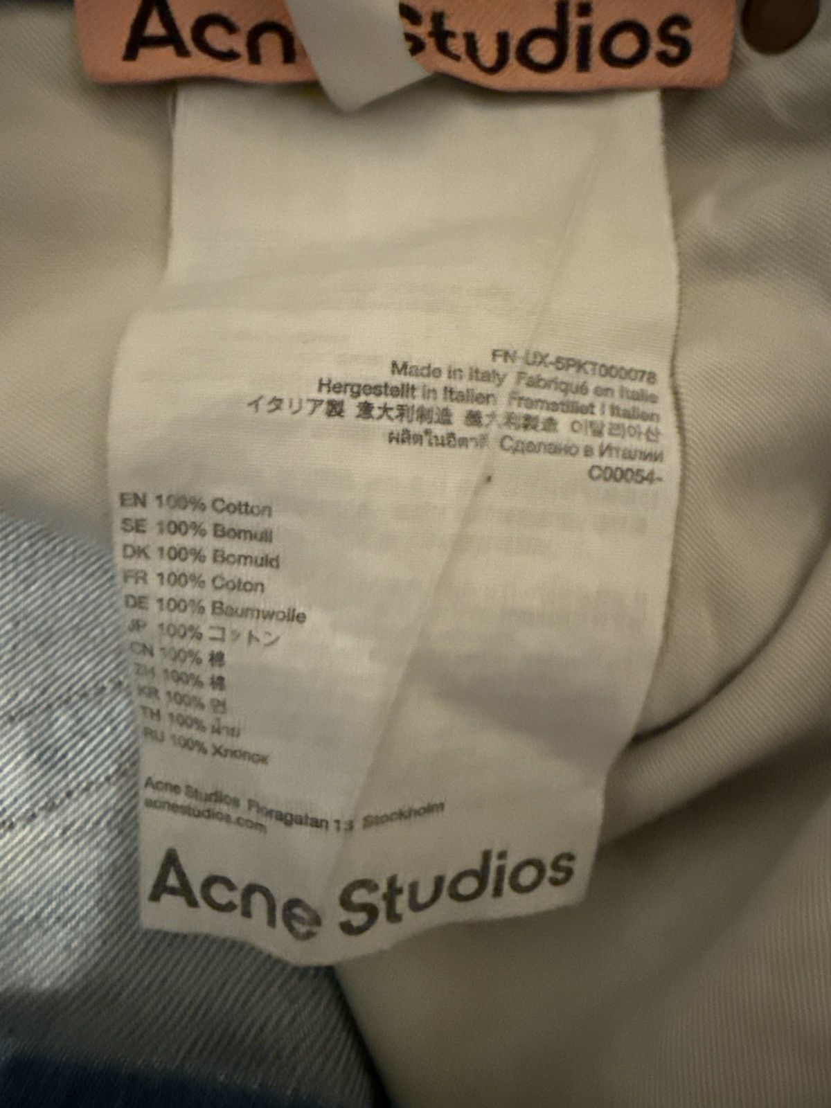 Acne Studios Acne Studios 2023 Mud Wash Denim Size US 28 / EU 44 - 6 Thumbnail