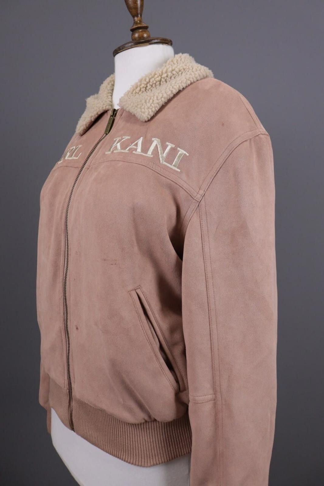 Karl Kani Karl Kani Pink Big Logo Full Zip Sherpa Jacket Size S Size S / US 4 / IT 40 - 6 Thumbnail