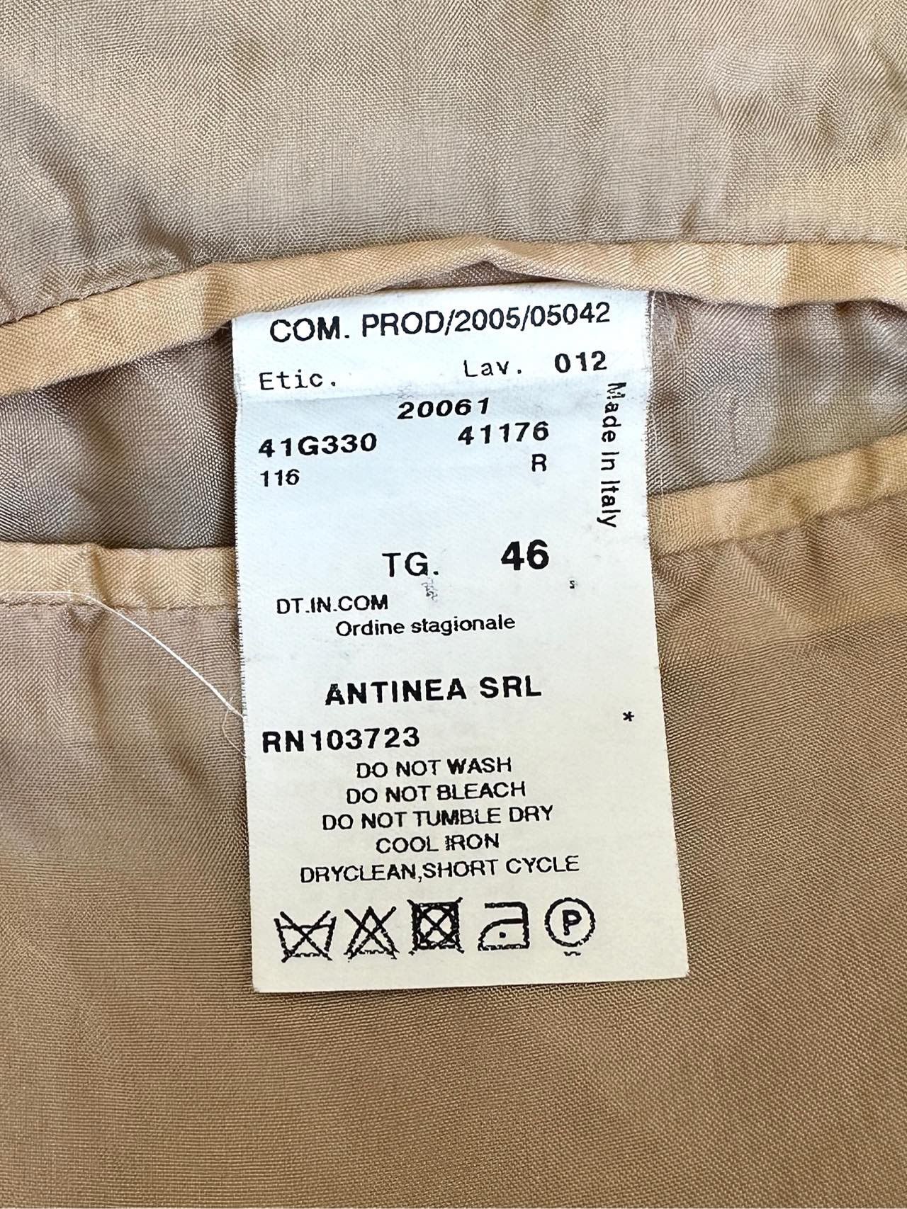 Emporio Armani Emporio Armani linen kaki blazer Size 46R - 5 Thumbnail
