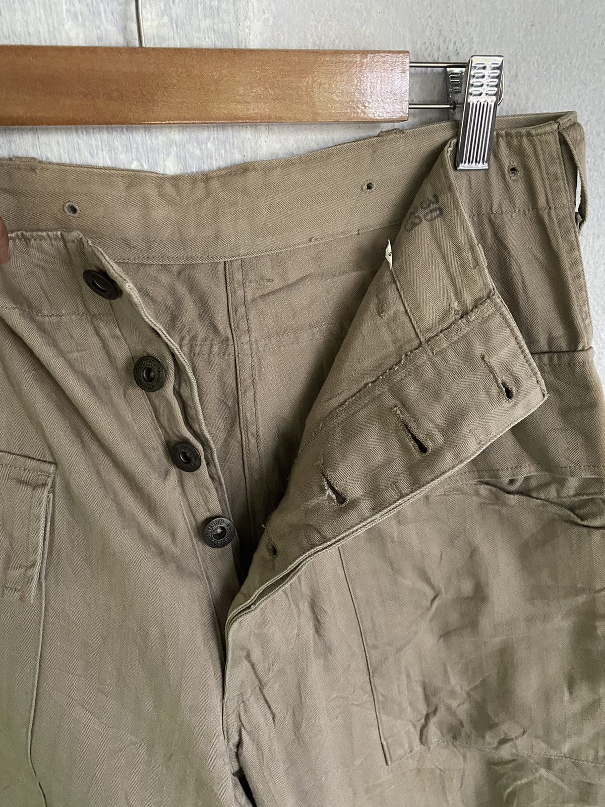 Japanese Brand × Vintage CAB CLOTHING Military Multi Pocket Cargo Monkey Pants Size US 30 / EU 46 - 10 Thumbnail