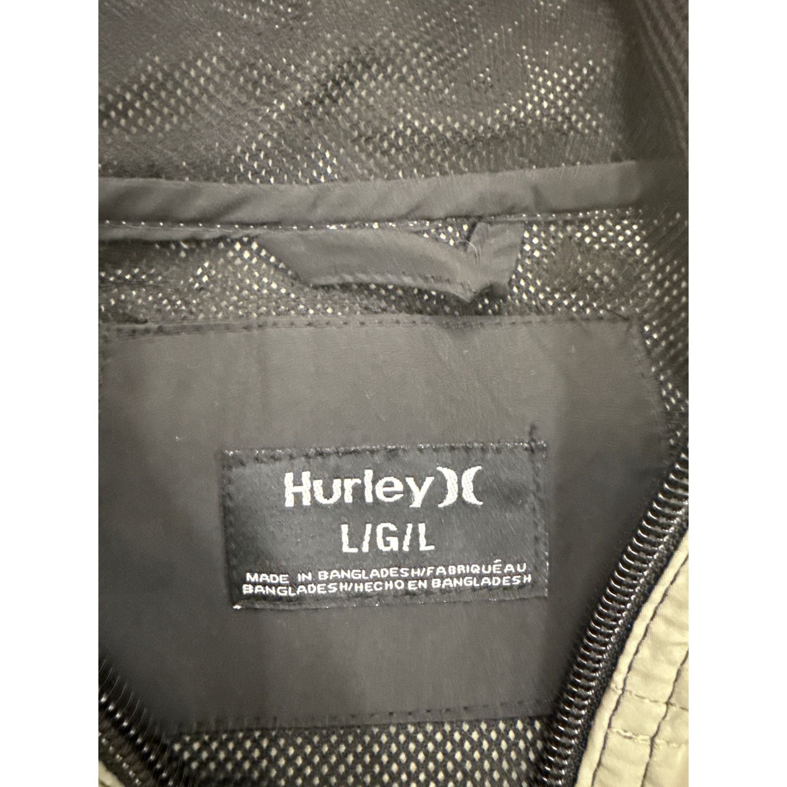 Hurley Hurley Windbreaker Jacket Olive Green / Black Men’s Large Size US L / EU 52-54 / 3 - 3 Thumbnail