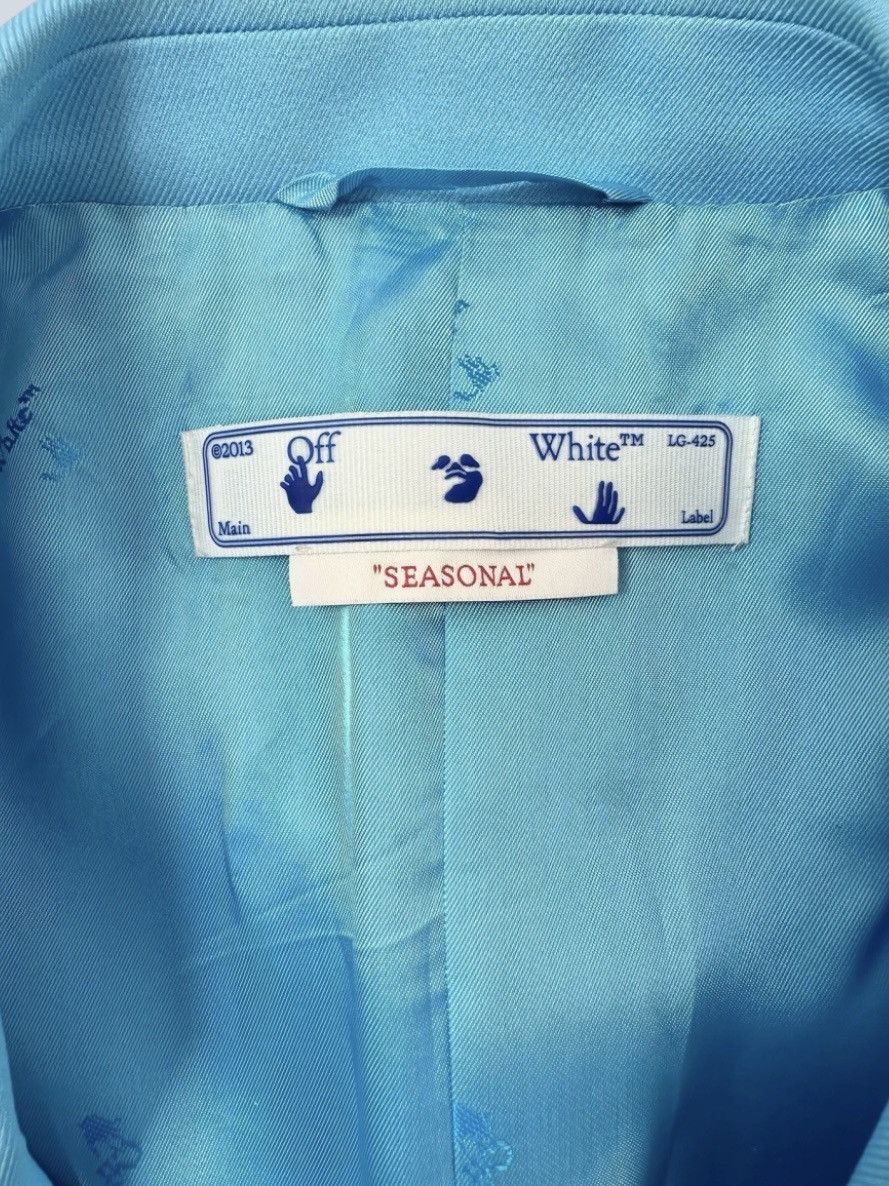 Off-White Off White single-breasted drill blazer, 48. Size 48R - 4 Thumbnail
