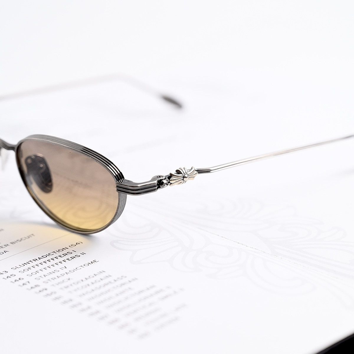 Chrome Hearts CHROME HEARTS CLITORIAL ANTIQUE SILVER SUNGLASSES Size ONE SIZE - 3 Thumbnail