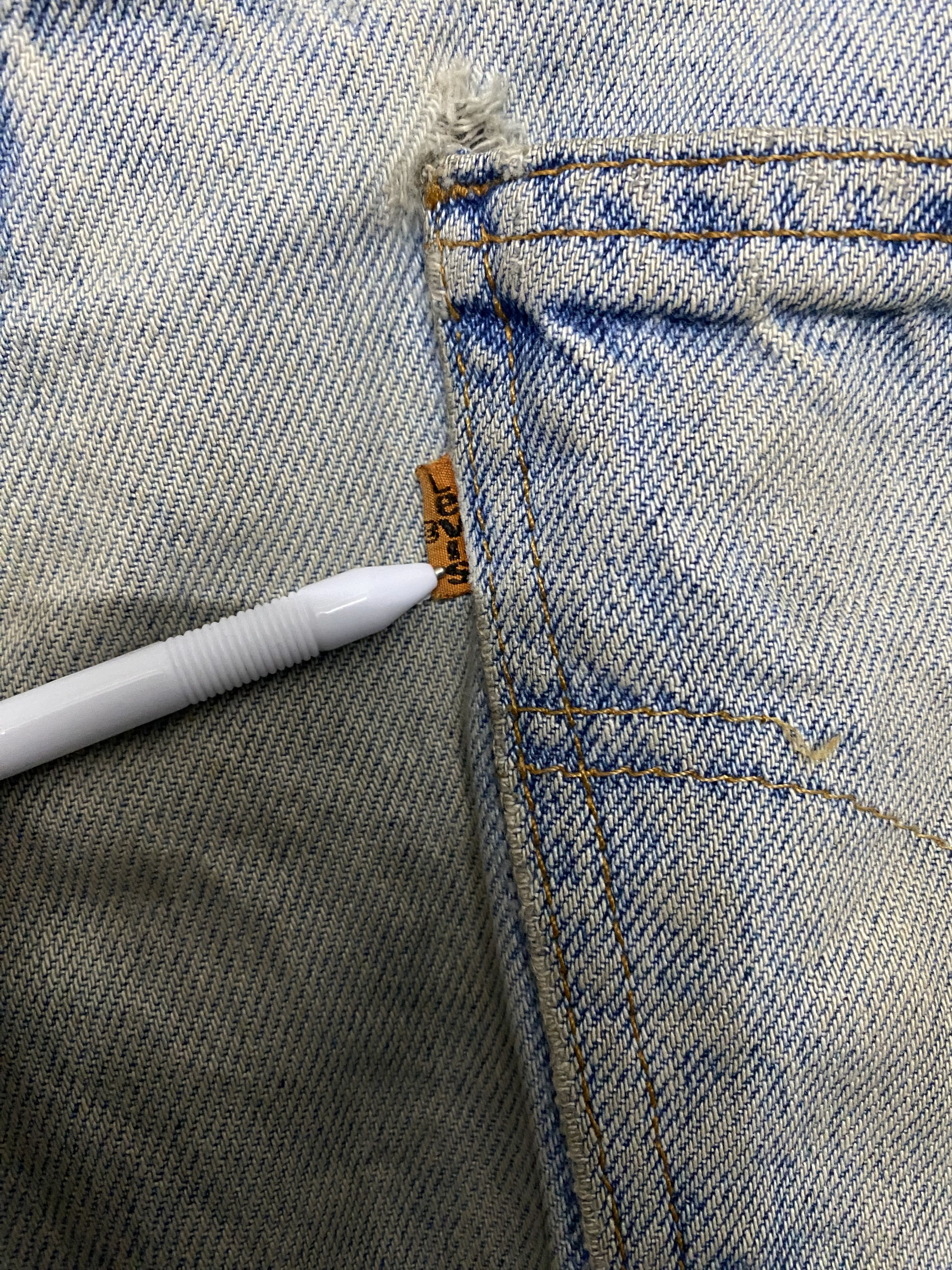 Levi's Vintage Clothing Vintage 1995 Levis 505 Denim Regular Fit Made in USA W36 L32 Size US 36 / EU 52 - 10 Thumbnail