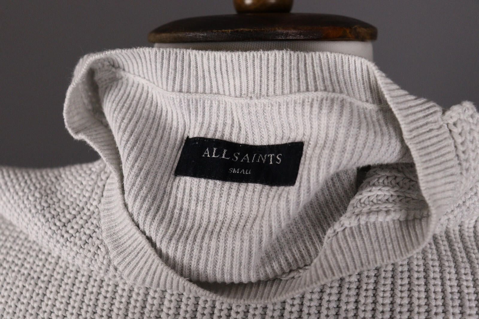 Allsaints AllSaints Gray Knit Long Sleeve Sweater Size S Size US S / EU 44-46 / 1 - 8 Thumbnail