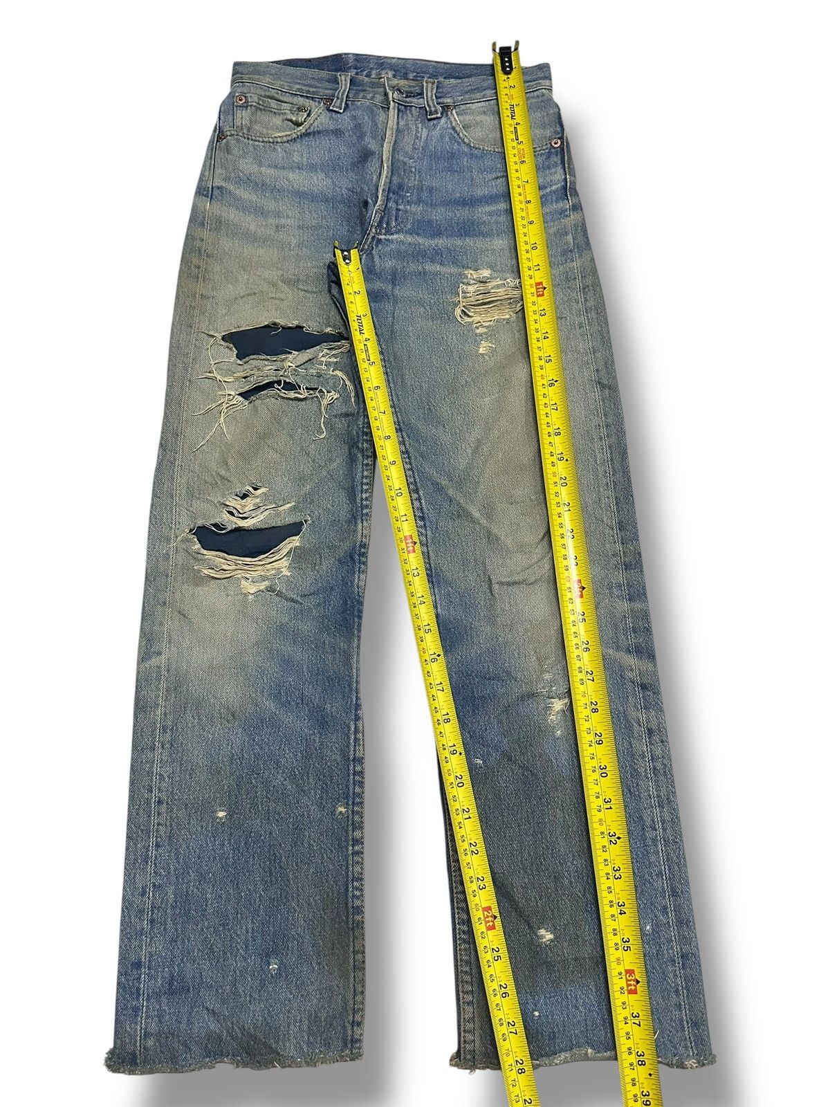 Levi's Levis 501 Vintage Distressed Straight Loose Mudwash Size US 28 / EU 44 - 12 Thumbnail