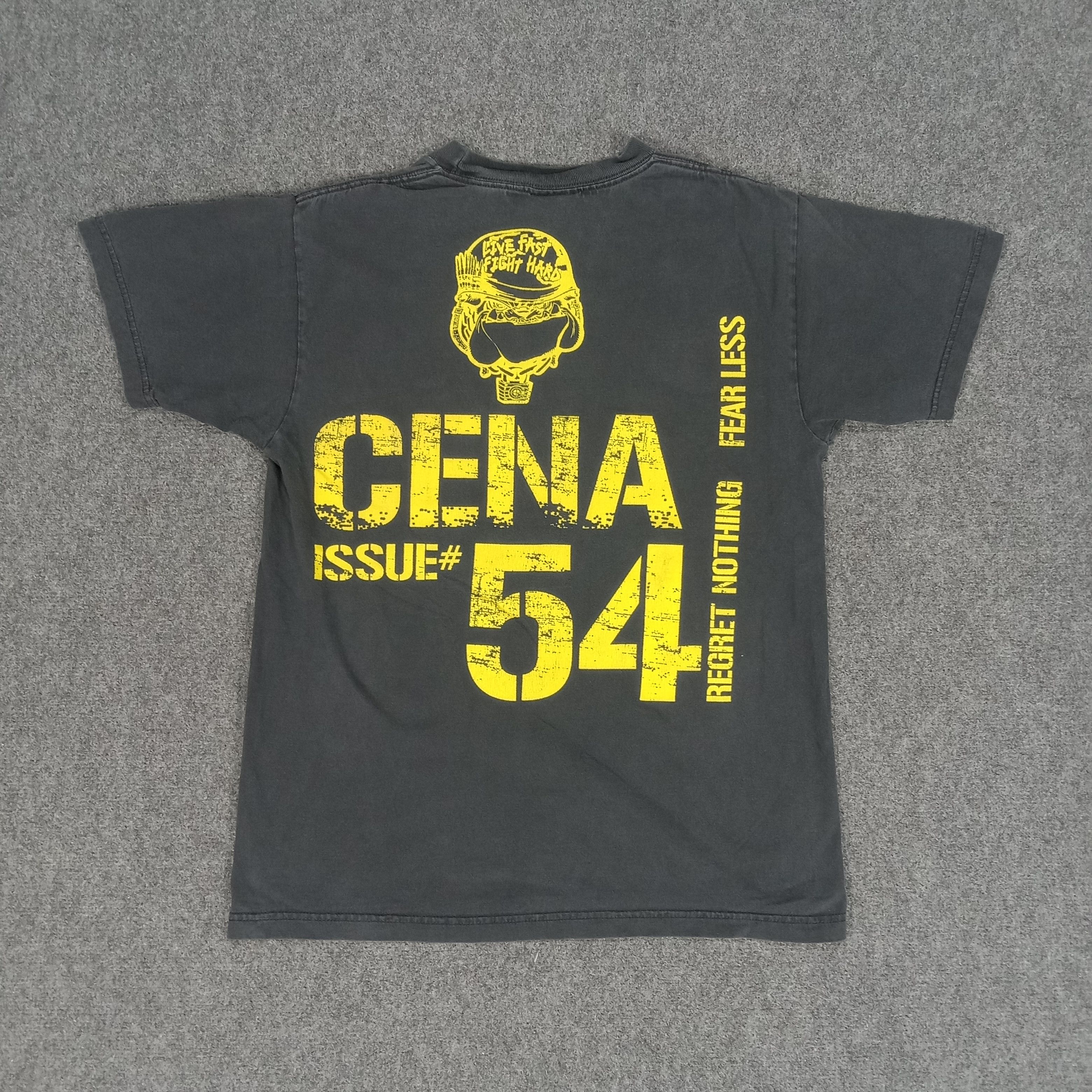 Vintage × WWE × WWF John Cena WWE Live Fast Fight Hard Tshirt Size US M / EU 48-50 / 2 - 4 Thumbnail
