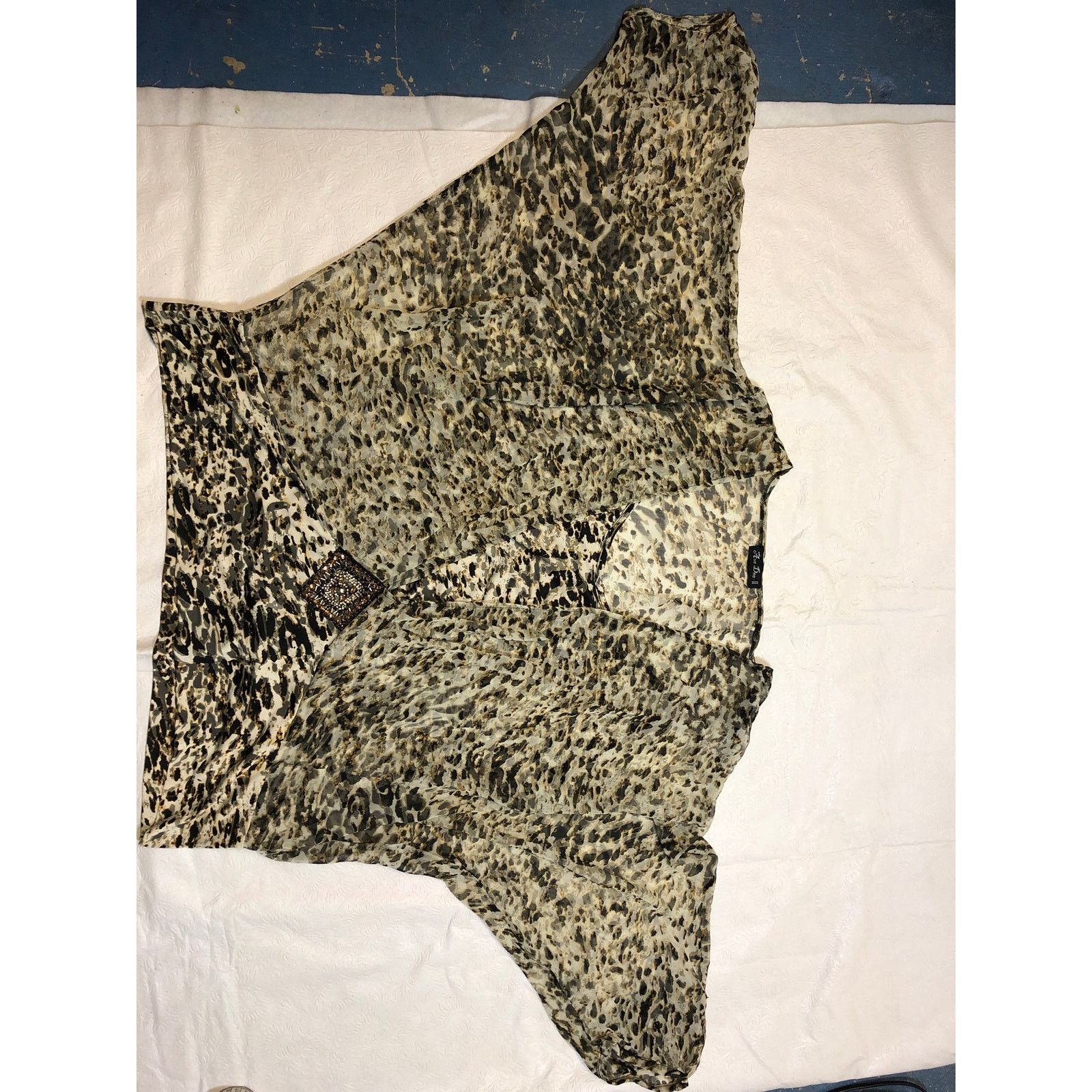 Other Women’s Ava Dee II Cheetah print blouse Size XXL / US 16-18 / IT 52-54 - 1 Thumbnail