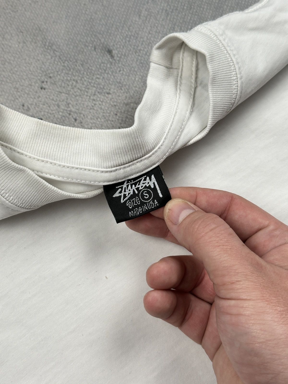 Stussy Stussy Shattered Back Print Tee White Streetwear Graphic USA Size US S / EU 44-46 / 1 - 14 Thumbnail