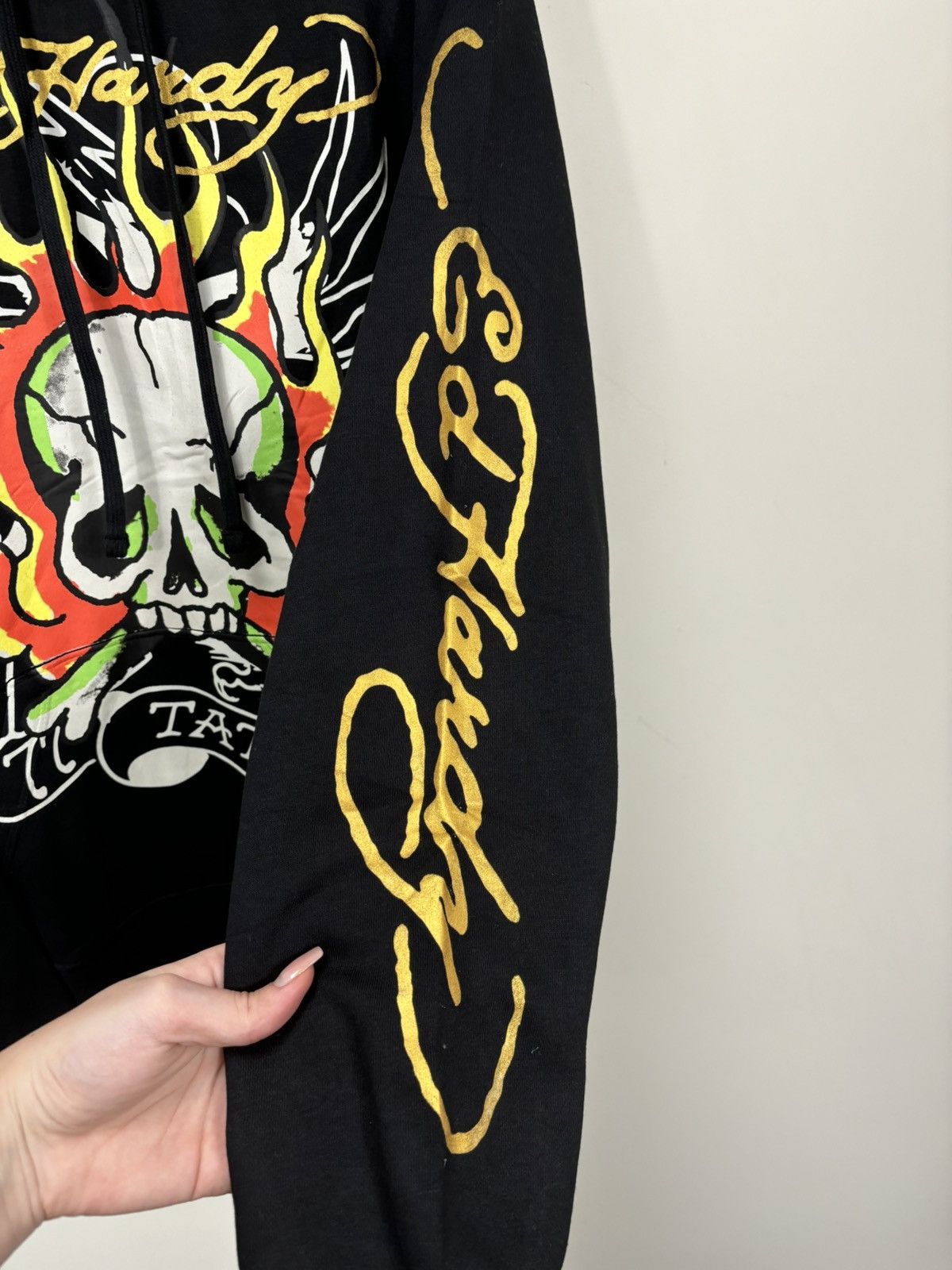 Christian Audigier Ed Hardy Christian Audigier Dead Skull Tattoo Black Hoodie Size US XL / EU 56 / 4 - 8 Thumbnail