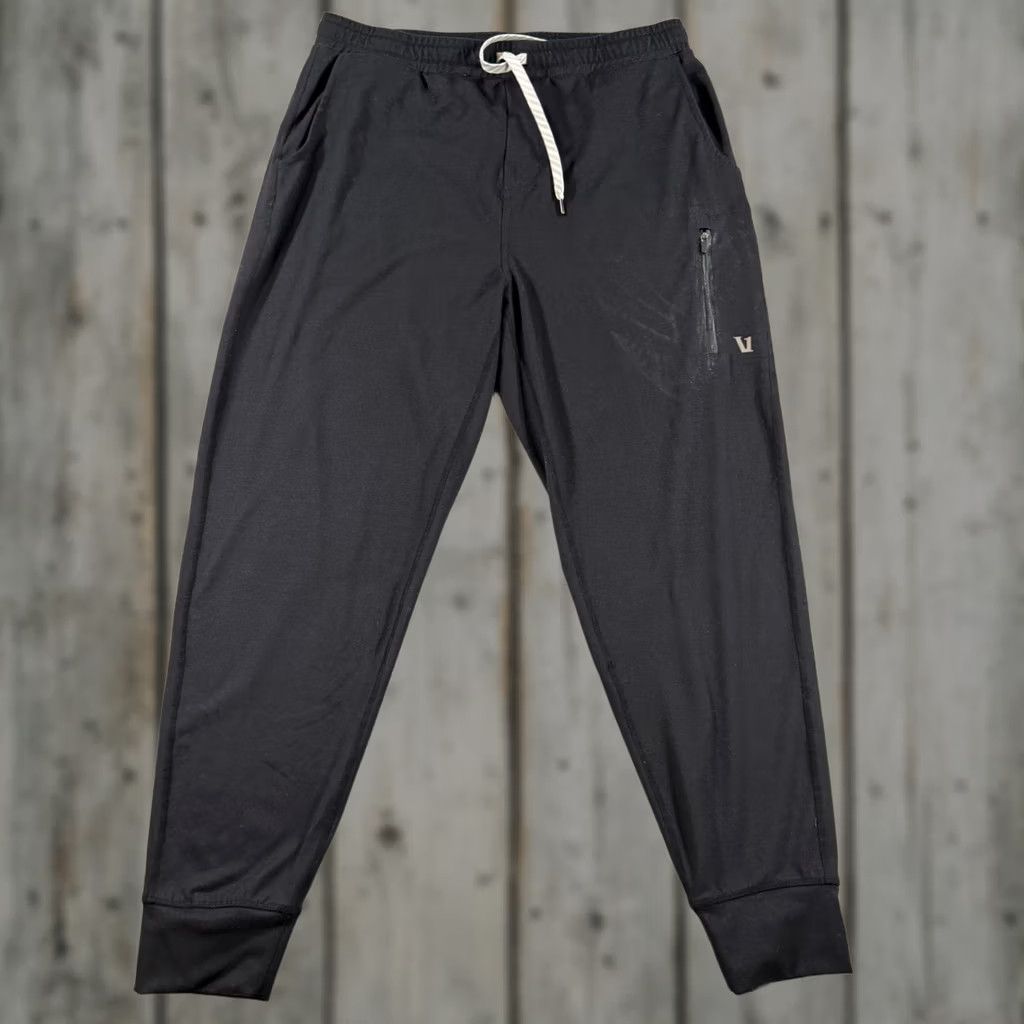 Vuori Vuori Sunday Performance Joggers Mens XL Black Tapered Sweatpants Stretch Gym Size US 36 / EU 52 - 1 Thumbnail