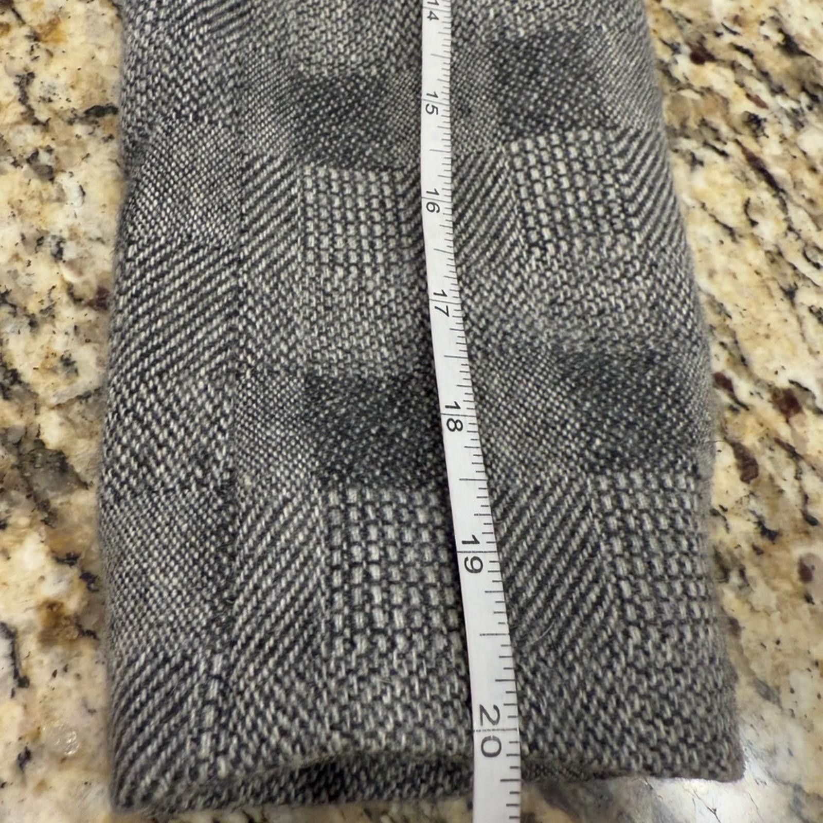 Other By Brooks gray checkered wool blend blazer SZ 7/8 Size M / US 6-8 / IT 42-44 - 9 Thumbnail