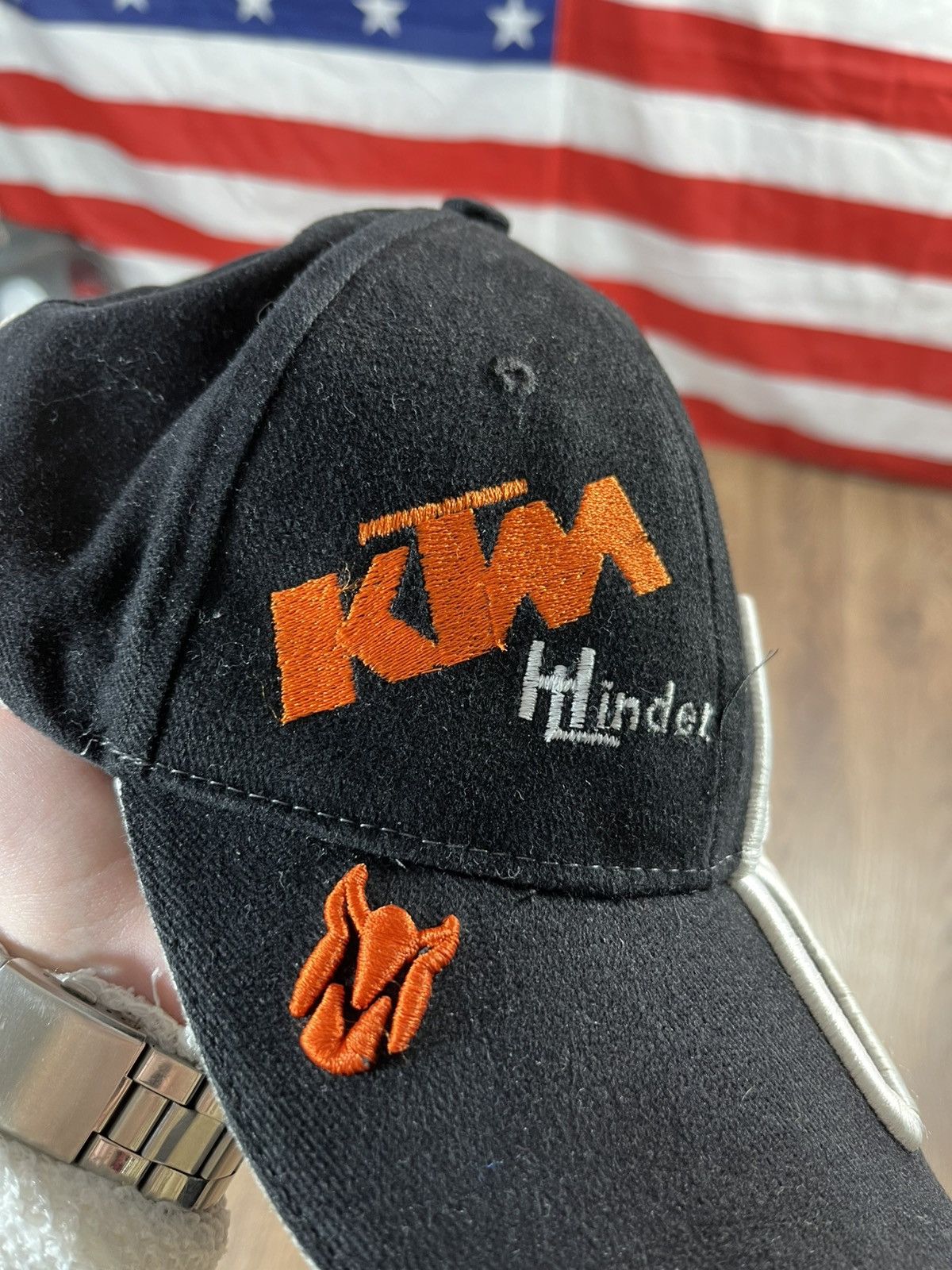 Vintage Vintage KTM Racing Team Cap Size ONE SIZE - 4 Thumbnail