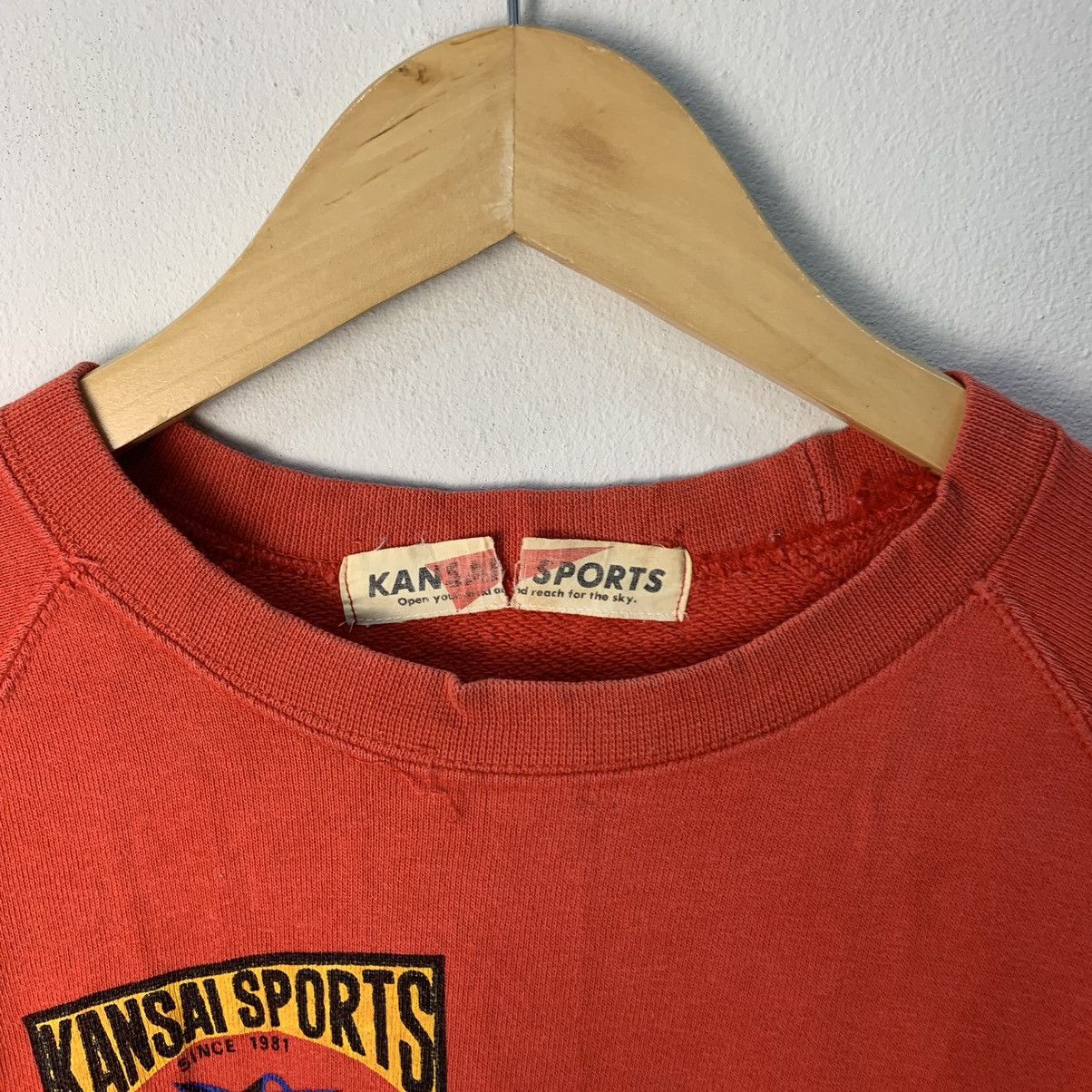 Kansai Yamamoto RARE Vtg Kansai Yamamoto sport big logo sweatshirt Size US S / EU 44-46 / 1 - 3 Thumbnail