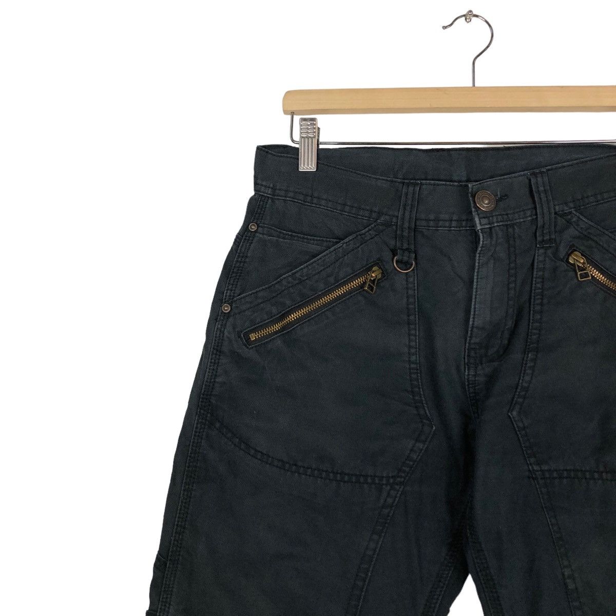 Hysteric Glamour 🔥Vintage Biker Pants Bondage Parachute Double Pocket Size US 32 / EU 48 - 7 Thumbnail