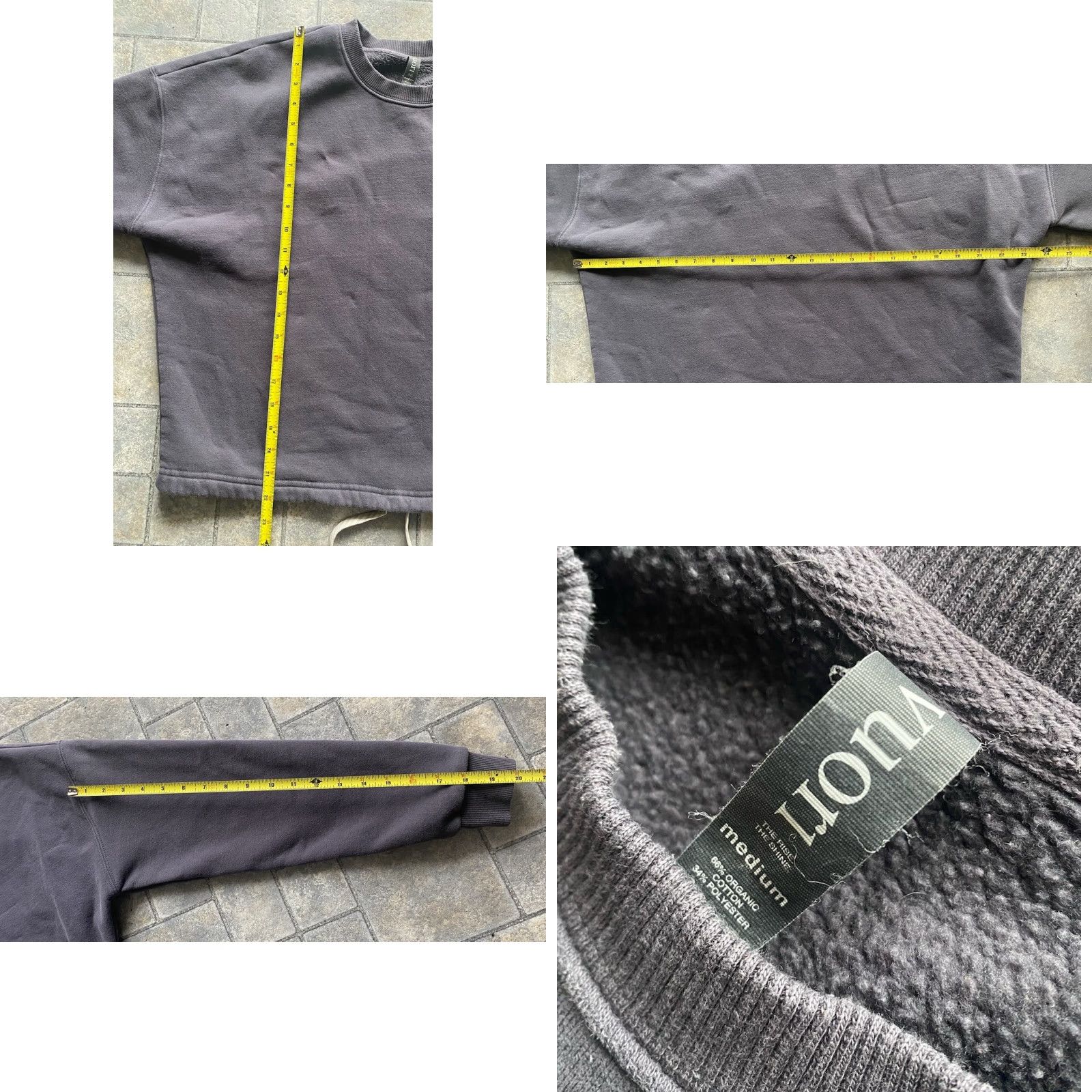 Vuori Vuori The Rise The Shine Drawstring Pullover Sweatshirt Women’s Medium Gray Pullover Sweatshirt M Gray Womens Activewear Vuori Size M / US 6-8 / IT 42-44 - 8 Thumbnail