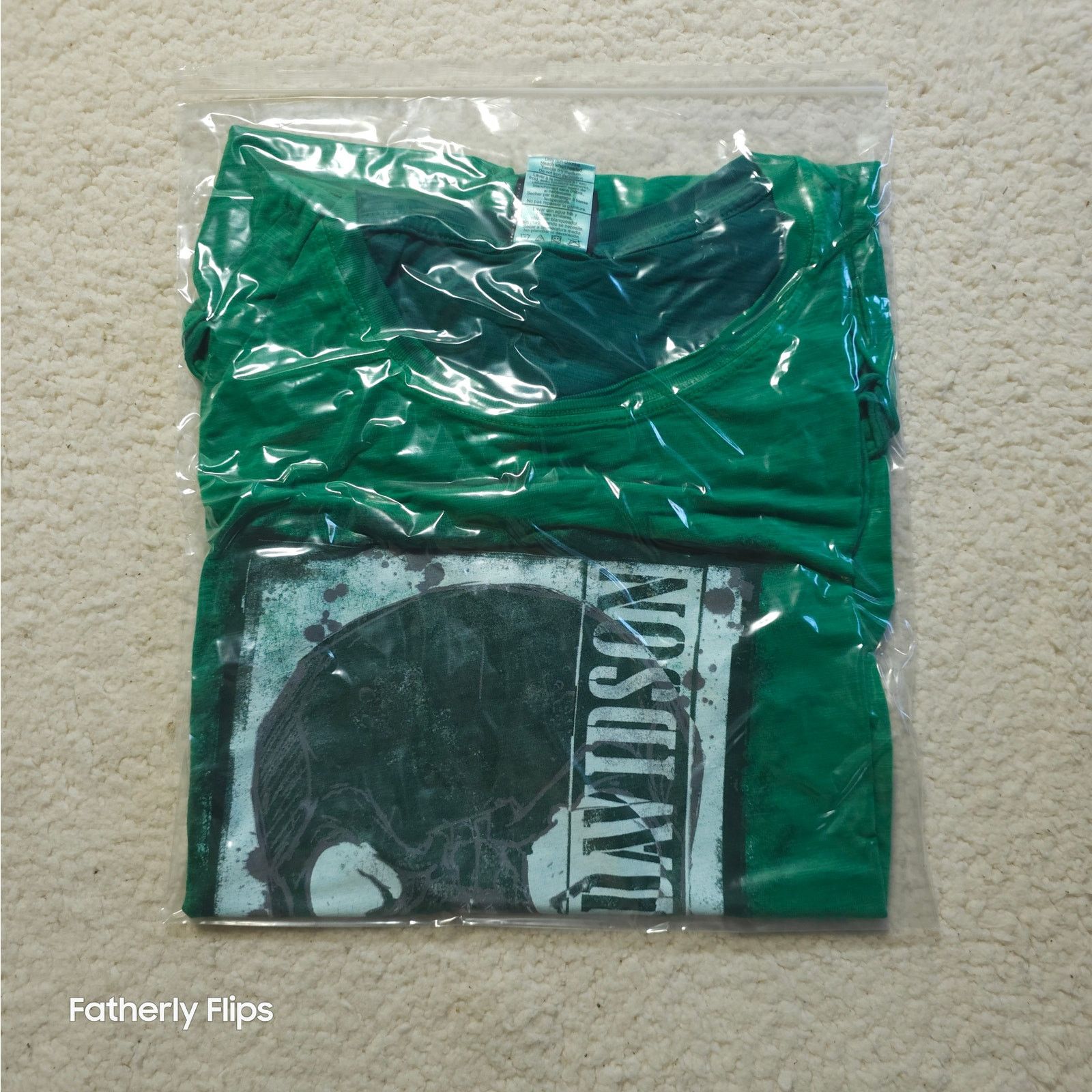 Harley Davidson Harley-Davidson Green Skull Tee 3XL Brandon Florida 2012 Size US XXL / EU 58 / 5 - 12 Thumbnail