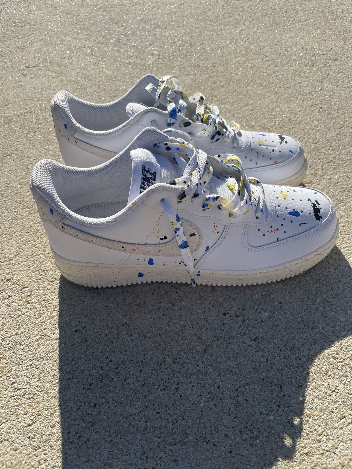 Nike Nike Air Force 1 “ LV8 Paint Splatter” Size US 8 / EU 41 - 2 Thumbnail