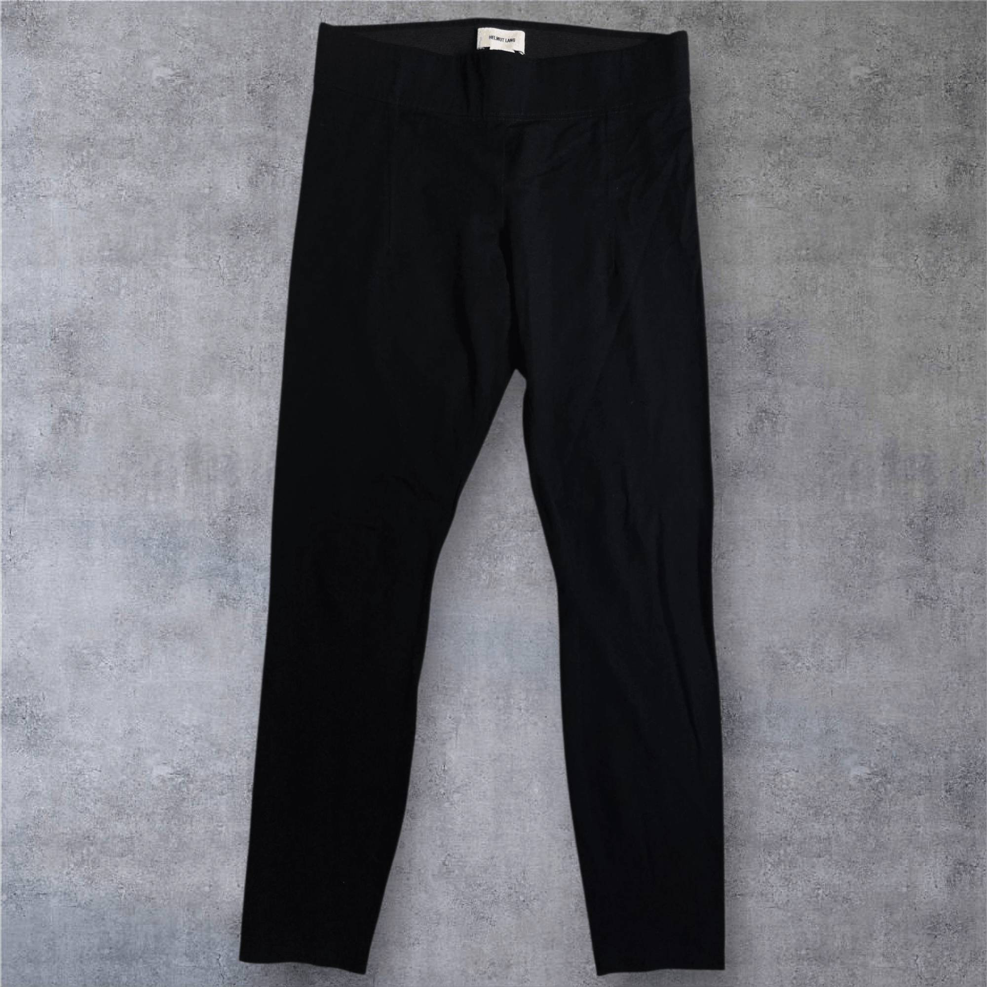 Helmut Lang Helmut Lang Black Viscose Leggings Size 28" / US 6 / IT 42 - 1 Thumbnail