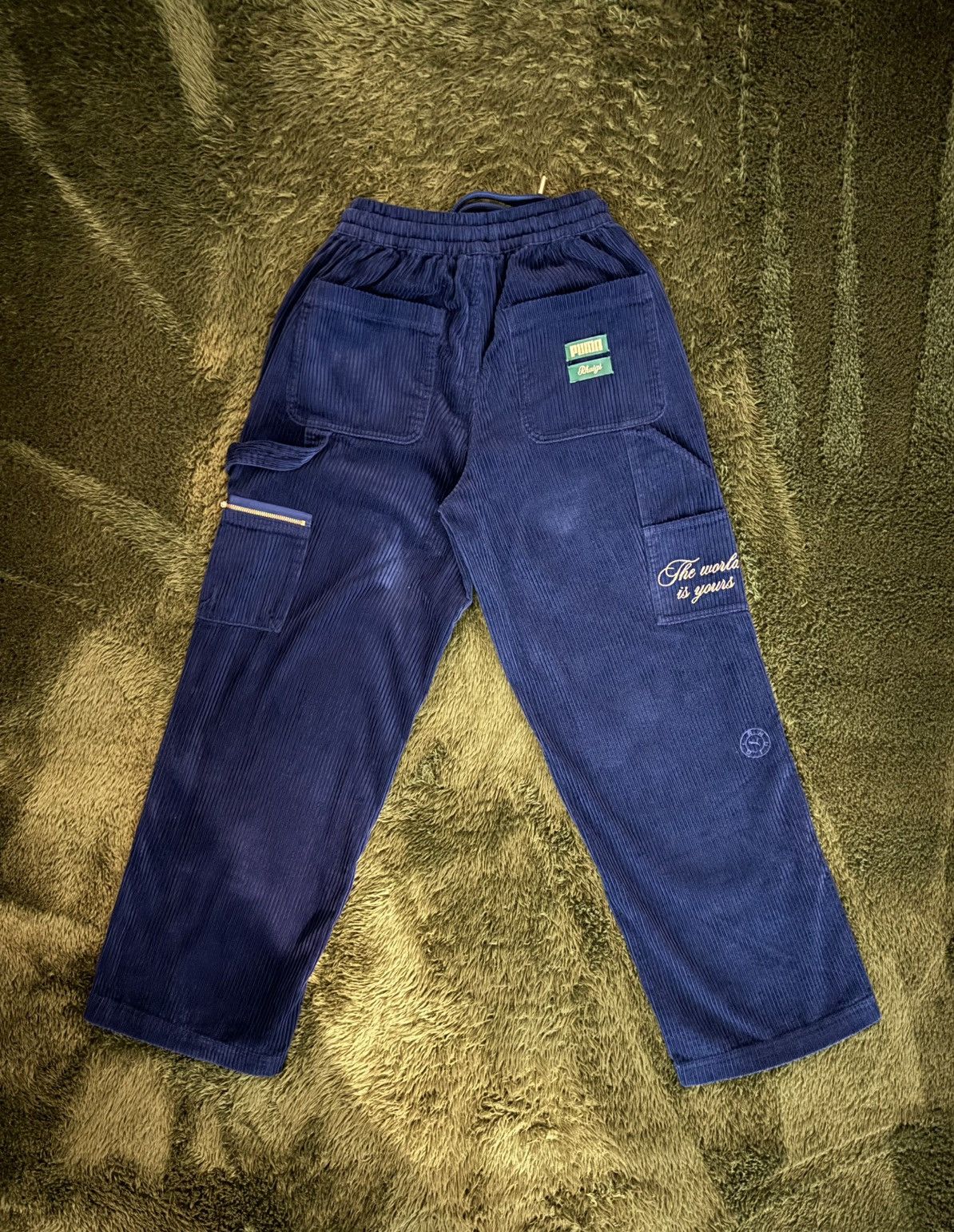 Puma × Rhude [XS] Puma x Rhude rhuigi Corduroy Double Knee Pants navy Size US 32 / EU 48 - 6 Thumbnail