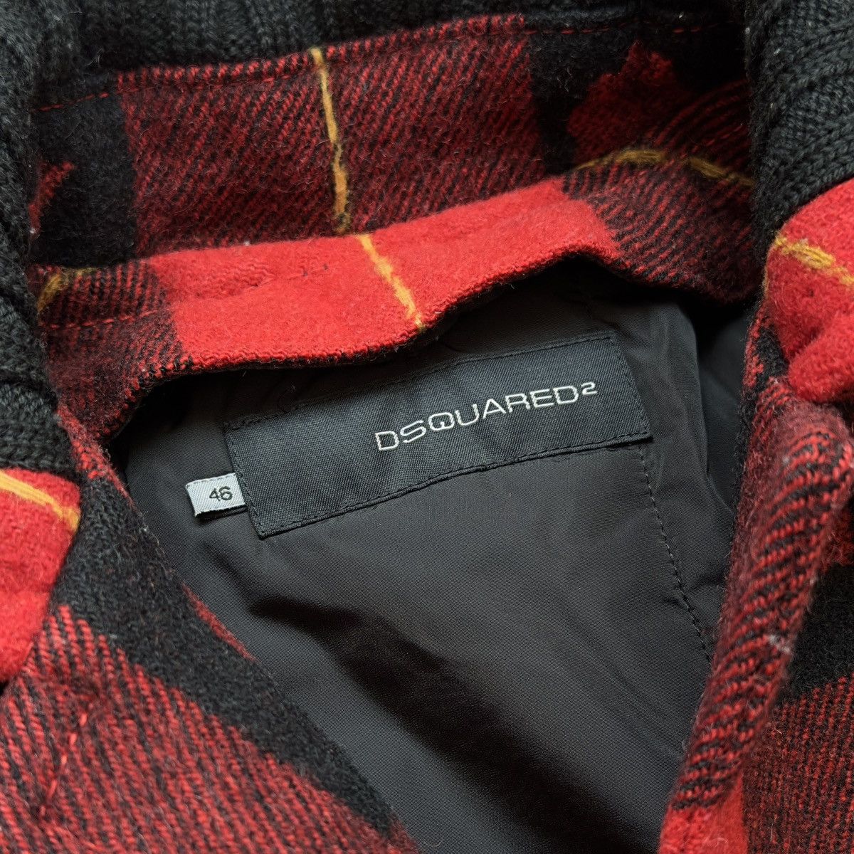 Dsquared2 Dsquared2 F/W 2004 Plaid Wool Coat Size 46 Size US M / EU 48-50 / 2 - 10 Thumbnail