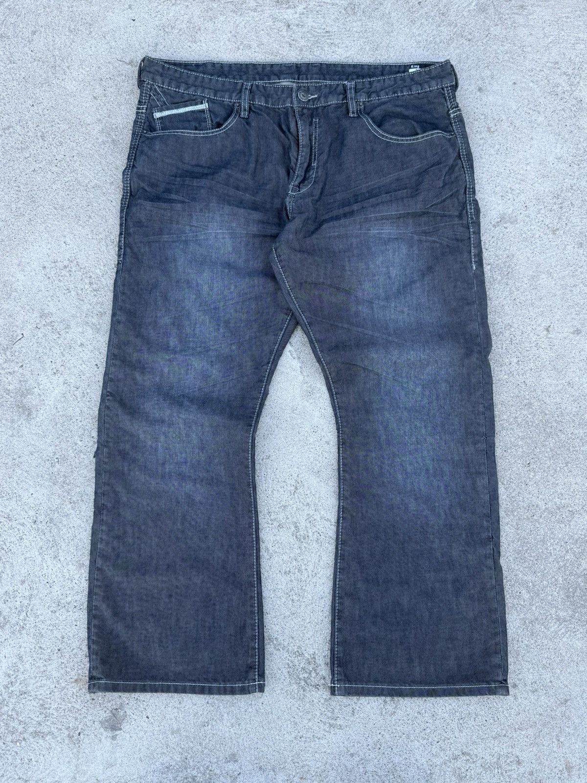 Buffalo David Bitton Buffalo David Bitton Men’s King Slim Bootcut Jeans Dark Wash Size US 38 / EU 54 - 5 Thumbnail
